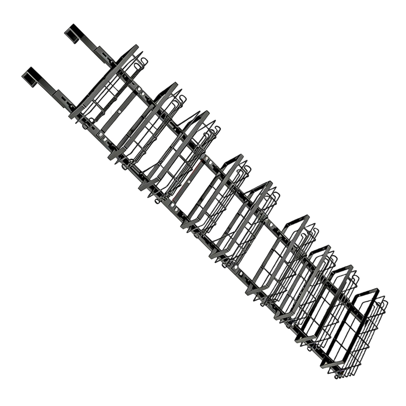 OSNIYAW Space Efficient 9 Layer Hanging Shelf with Basket Ideal for Home Closet Enhancement Compact Home Storage