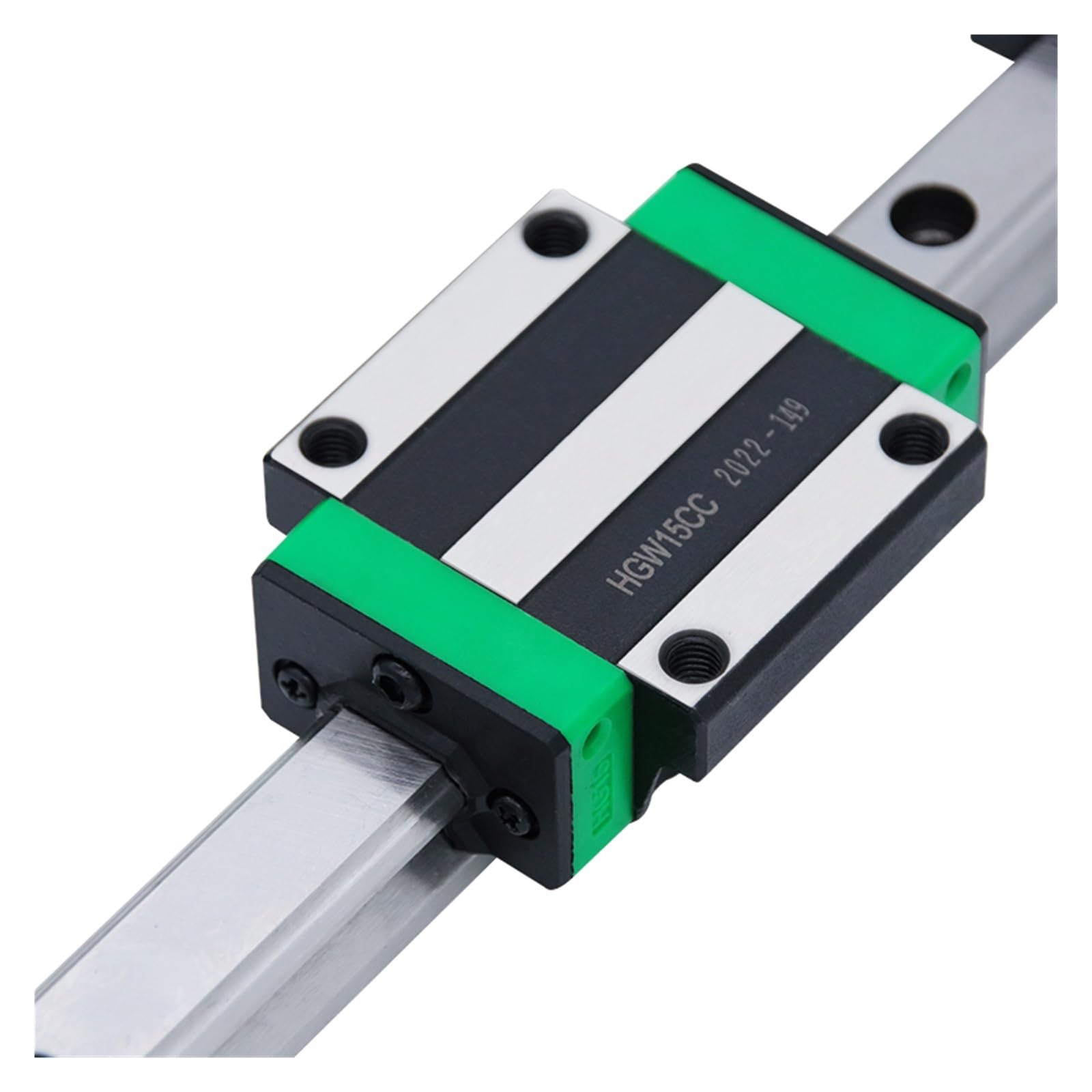 2pc HGR15 HGR20 Square Linear Guide Rail 100-550mm + 4pc HGH15CC HGH20CC For CNC Router Engraving catholic(2 HGR20 4HGH20CC,450mm)