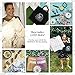 Magipea Photo Backdrop Photo Boards 7 Designs - Leather, Shiplab, Marble, Checkerboards, Unicorn and Plush Felt Flat Lay Backgrounds for Jewelry or Food Product Tabletop Prop 13x13in
