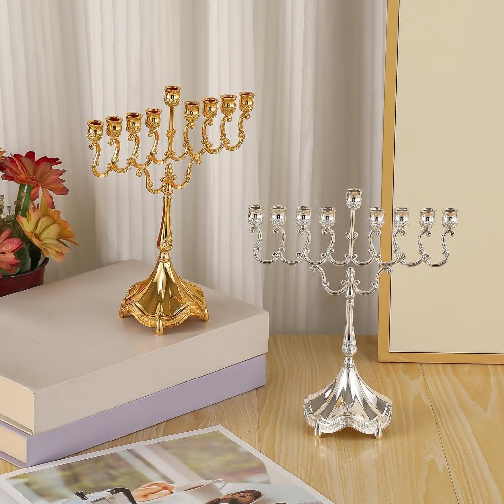 Menorah Candelabra Hanukkah Menorah Candle Holders Holds Most Hanukkah Candle