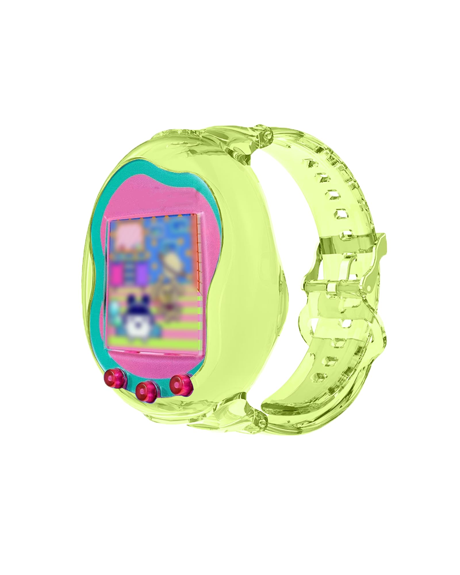 Silicone Case for Tamagotchi Bandai Uni, Soft Protective Cover with Hand Strap,toergy Comfortable