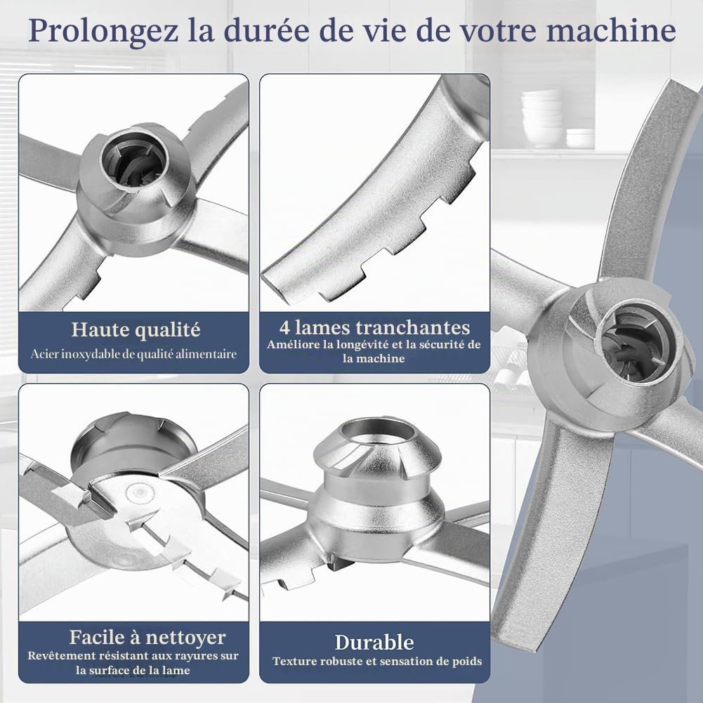 Pour Ninja CREAMi Deluxe, pelle à crème glacée, pièce de rechange compatible avec la machine à crème glacée Ninja Creamy NC501 NC500 séries, accessoires en acier inoxydable Creamie