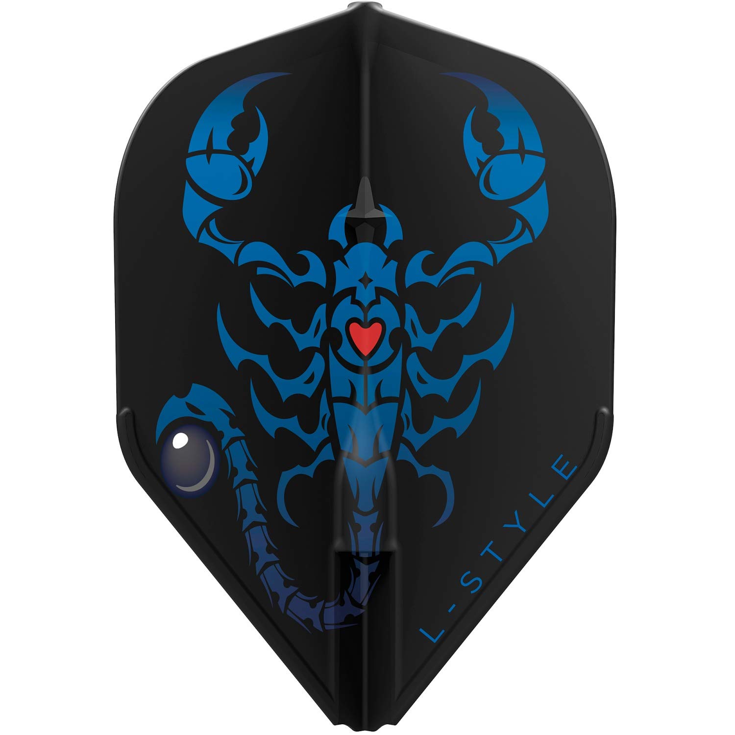 Dart Flights L1 EZ Standard Deta Black | Set of 3 | for Soft & Steel Tip Darts