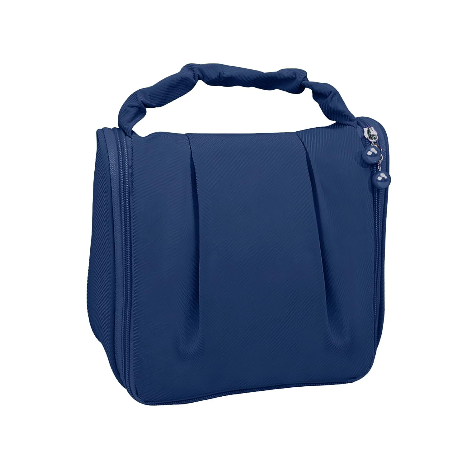 Cortina Multifunctional Travel Toiletry Bag Large Makeup Pouch Waterproof Shower Wash Bag Cosmetic Organizer Case Travel Kit Pack, Dark Blue