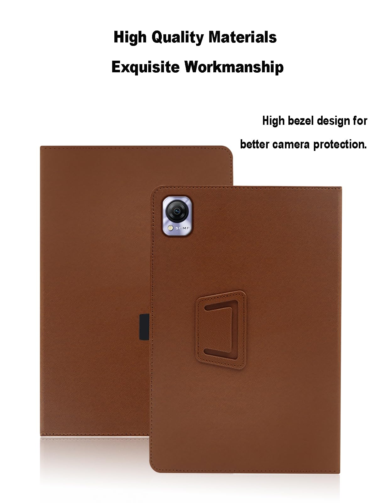 Étui Pour Tablette Blackview Mega 8 13 Pouces – Housse De Protection Avec Support Pliable, Porte-crayon Et Dragonne | Protection Totale, Cuir PU
