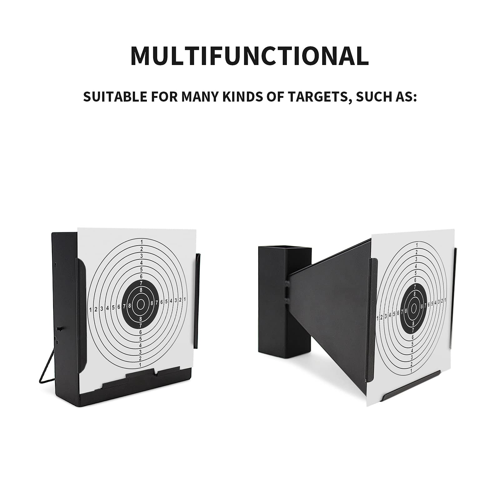 Buy HUNTVP 100pcs Paper Targets,for Rifles, Pistols, AirSoft, BB Pellet