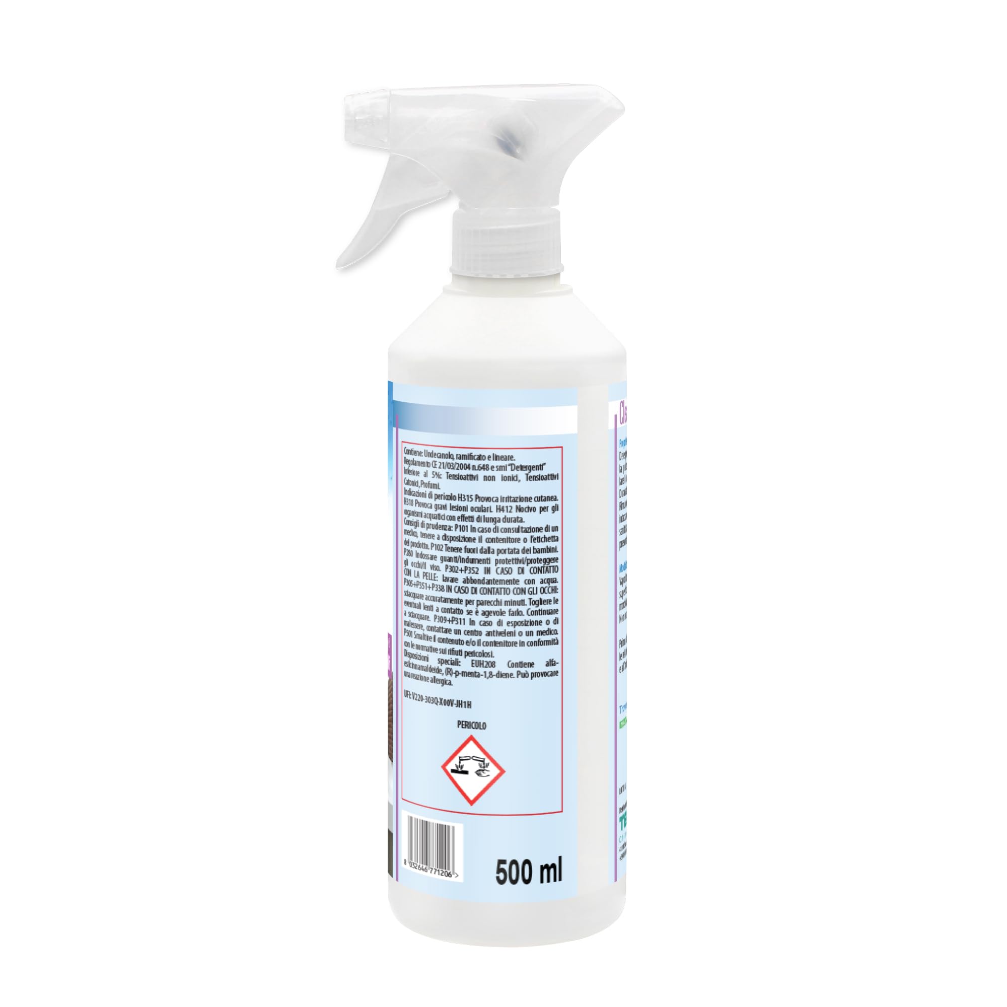 Detergente pH Neutro per Corian 500 ml – Pulizia Vaporizzatore per Superfici Delicate e Pietre Naturali