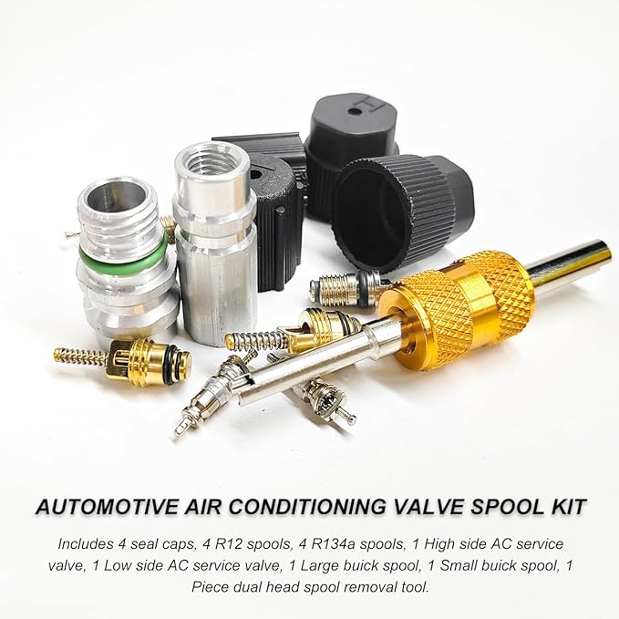 Kit de Válvulas para Aire Acondicionado, Sellos de Teflon R12 R134a miniatura 6