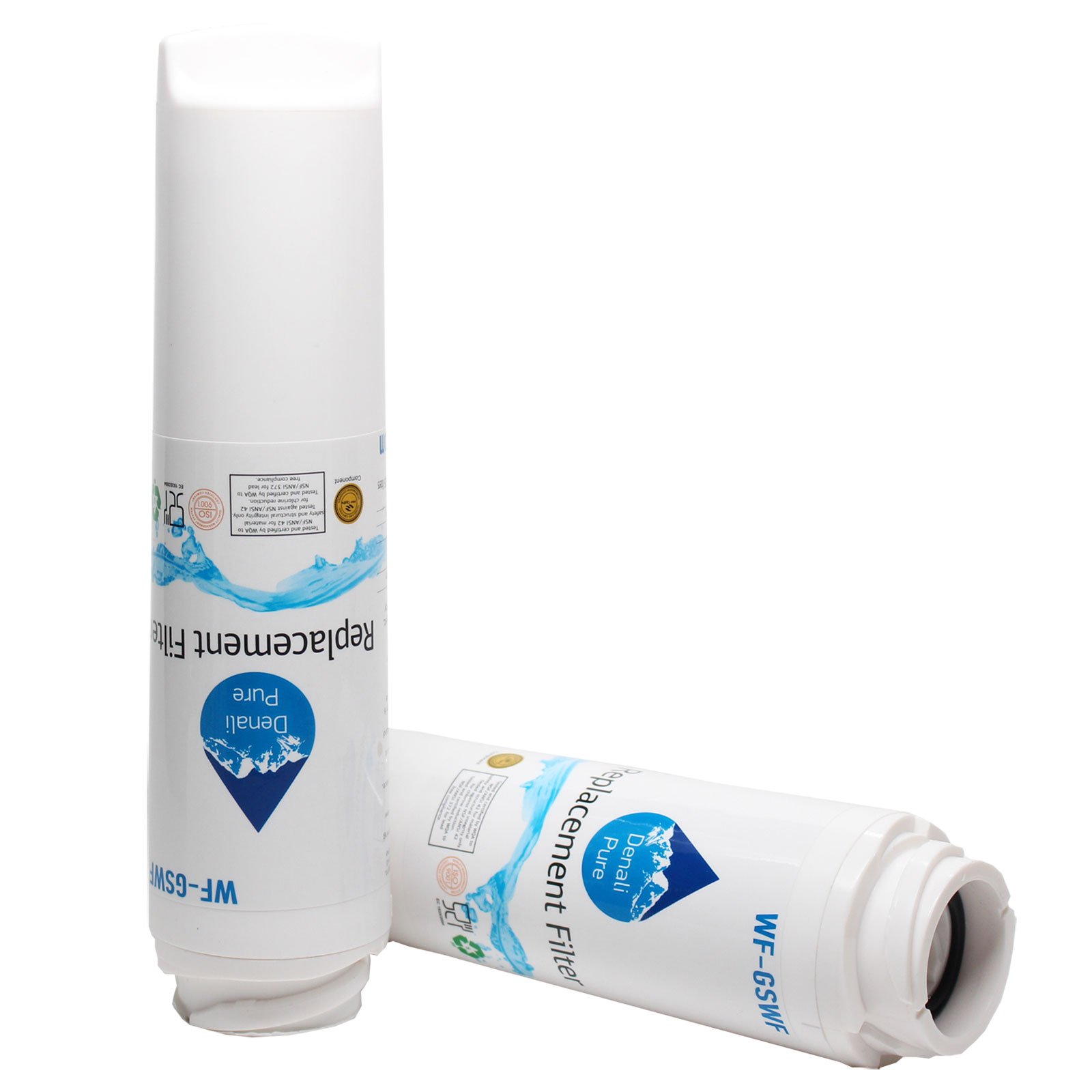 2-Pack Replacement for General Electric GTS18SHSPRSS Refrigerator Water Filter - Compatible with General Electric GSWF Fridge Water Filter Cartridge