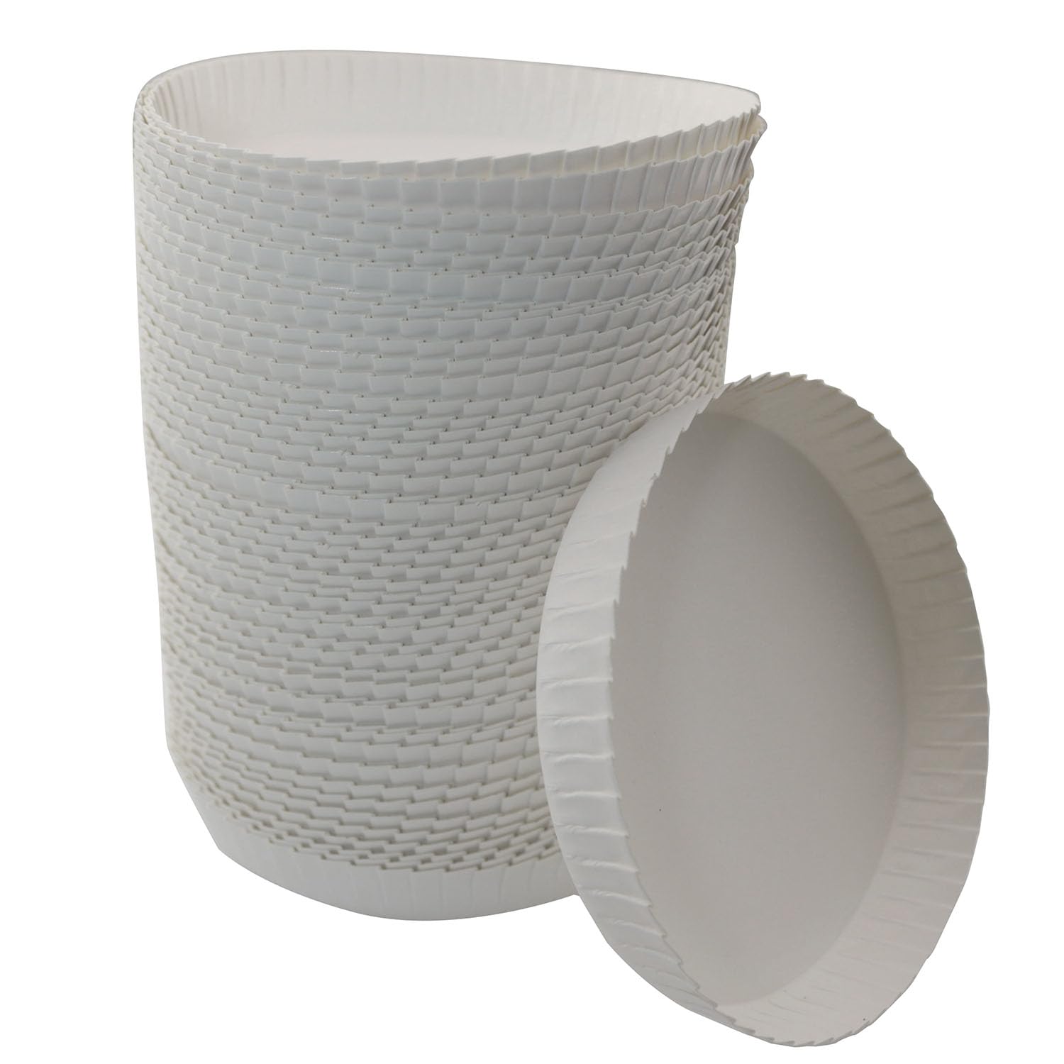 XGNG 100pcs White Disposable Paper Cup Lid For Home Kitchen Cafe Party Wedding Hotel Bar Recyclable Drinking Lid Coffee Cup Lid