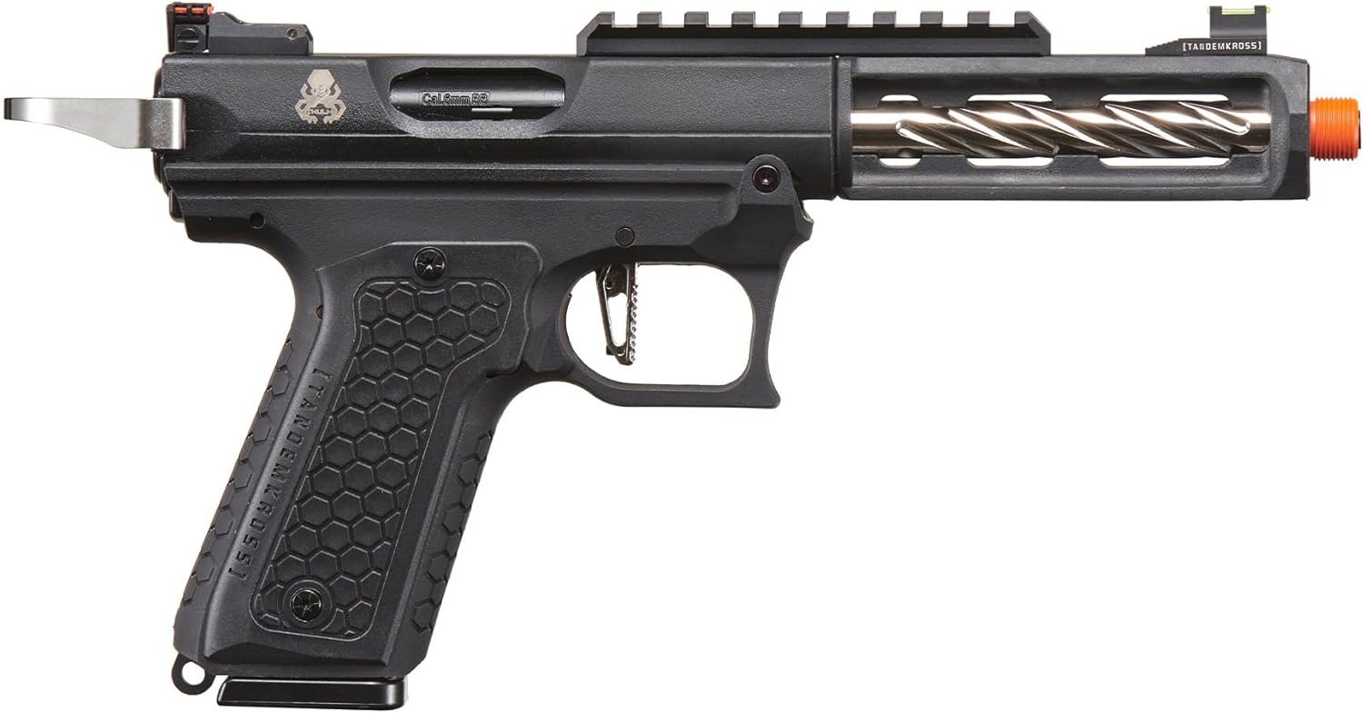 Lancer Tactical Full Auto/Semi Gas Blowback Airsoft Pistol w/Extra Magazine (‎Tandemkross Cthulhu)