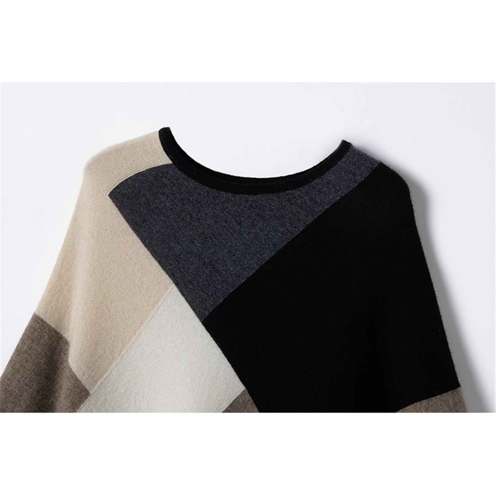 Coprispalle Scialle in morbida pashmina da donna, caldo e invernale, in cashmere, con motivi geometrici Sciarpa