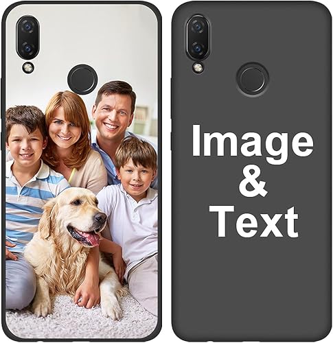 Styletify Funda de fotos personalizada para Huawei Nova 3i, funda de silicona a prueba de golpes, funda de teléfono personalizada de caramelo suave,