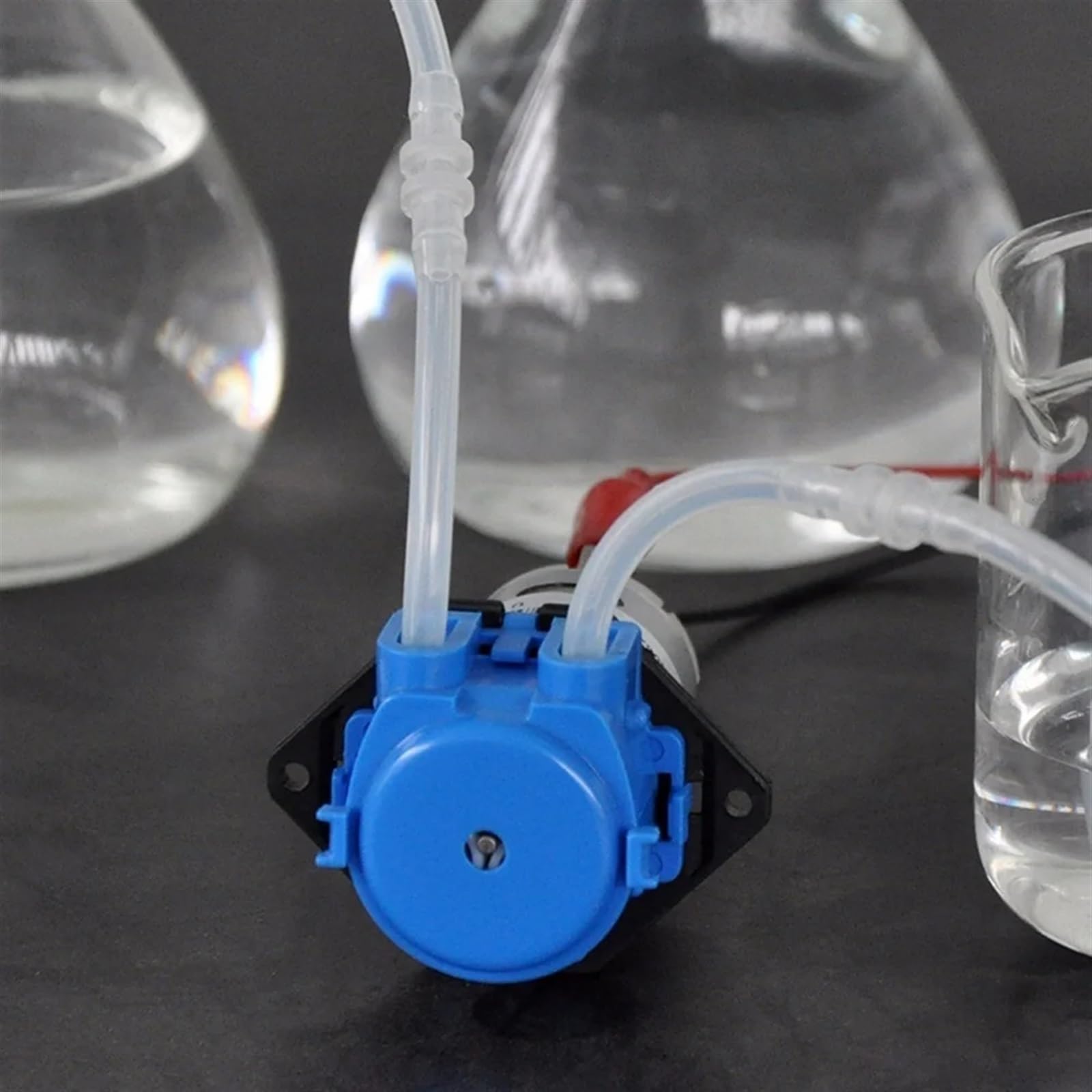 Pompa peristaltica 12v Pompa dosatrice liquida fai da te per acquario Laboratorio Pompa acqua piccola pompa autoadescante Pompa elettrica 24v (24V -S10B)