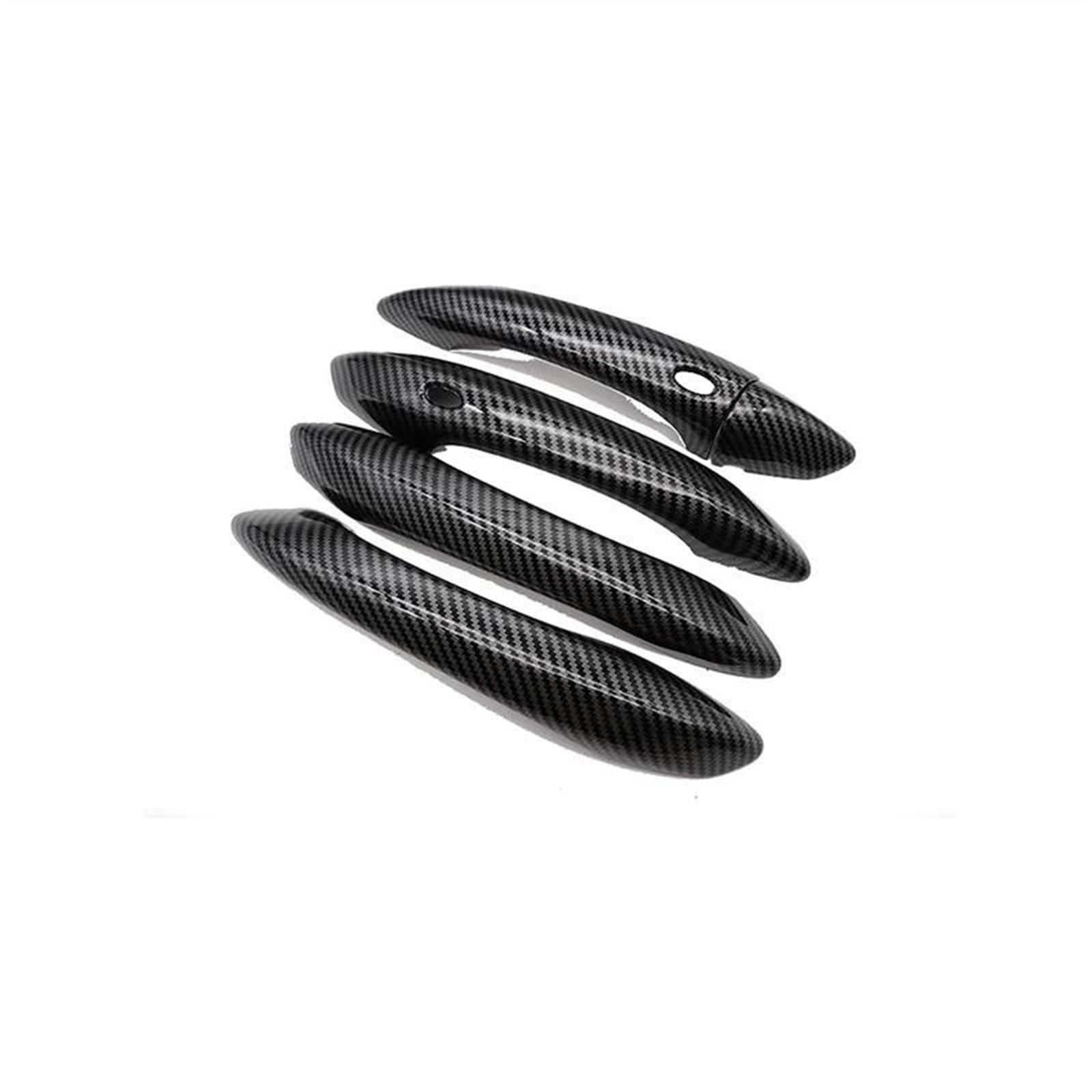 Kjhopy Carbon Car Accessories Exterior Door Handle Bowl Trim Cover Frame Lhd For Hyundai For Tucson Nx4 2021-2023 2022 Exterior Door Handle(Carbon)