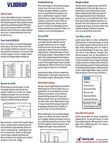 Excel VLOOKUP Laminated Tip Card: Master VLOOKUP from MrExcel
