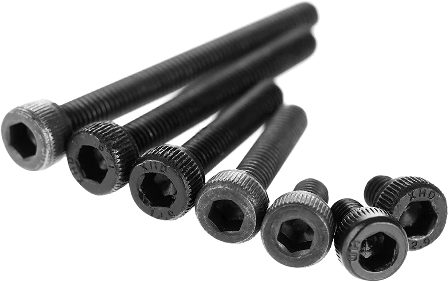 BATLAM 50Pc Negro M3 12.9 Grado Tornillo de Hierro Tornillo de Cabeza Hueca Hexagonal Sujetador de Muebles M3 * 4 mm / 5 mm / 6 mm / 14 mm / 16 mm / 25 mm / 30 mm (Tamaño : M3x25mm) (M3x25mm)