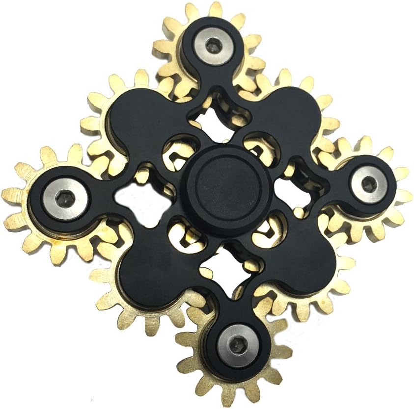 FXCOOLCT Hand Spinner Fidget Toy Novelty Nine Linkage Gear Spinner Fidget Toy