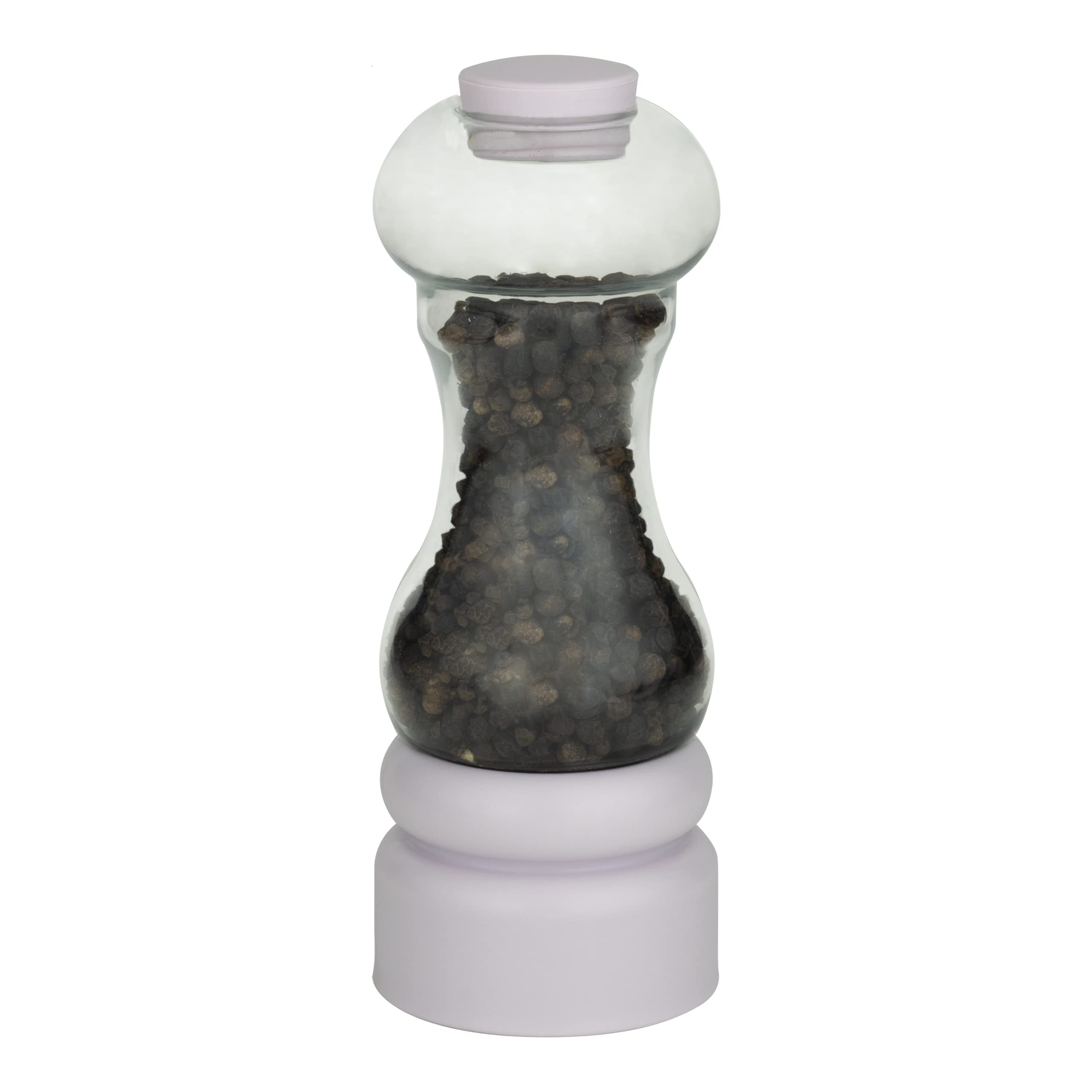 Grunwerg Lavender Gmill By Pet Salt Or Pepper Mill With Adjustable Ceramic Grinder, Easy Fill, 16Cm, Sp-110Pu,