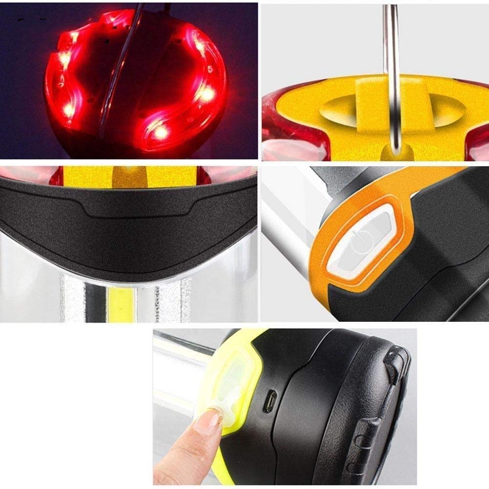 Linterna de Campamento portátil Tienda Impermeable Tent Light BATERÍA APROBADORA APROBADORA A TORNDA DE LA LUZ DE LA LUZ DE Emergencia AL ATUCTURA