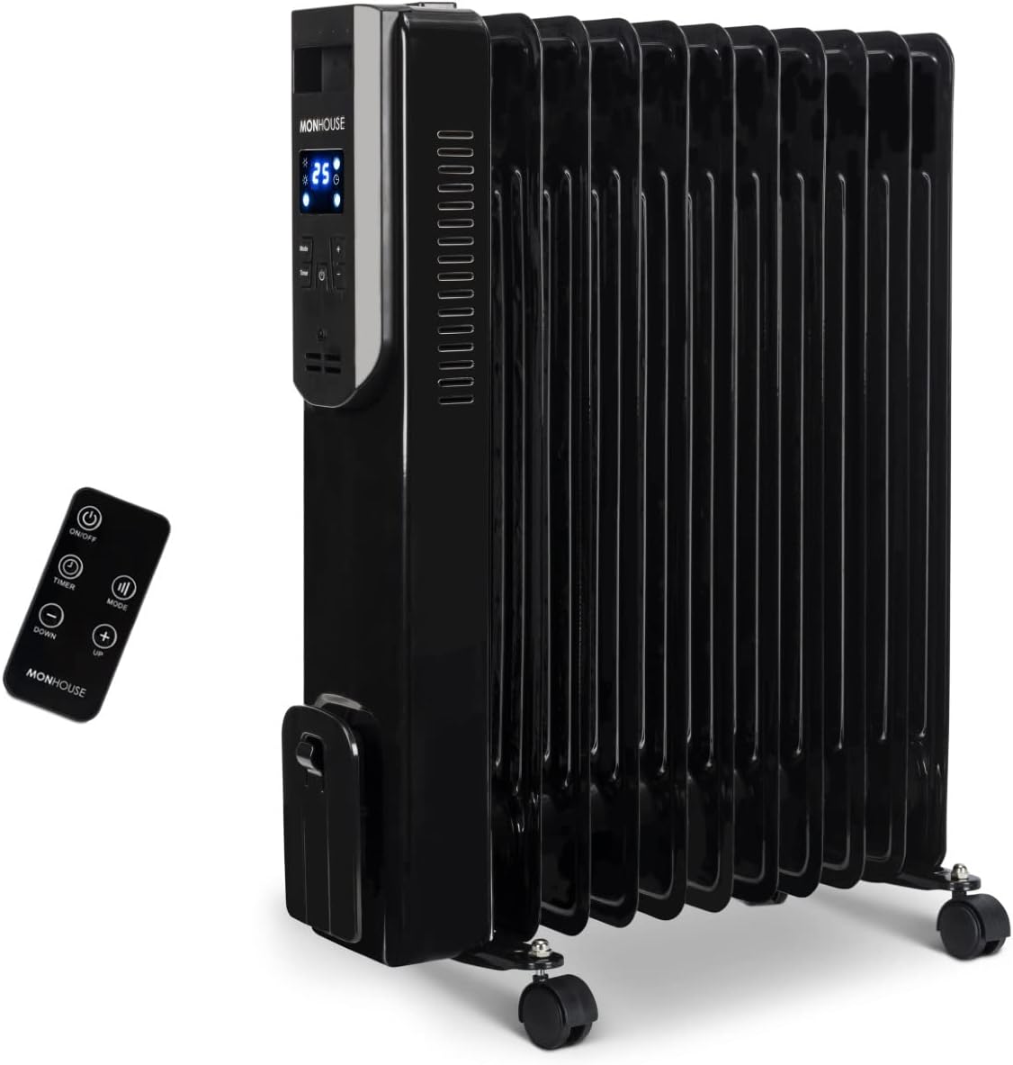 Thermostat Easy Home 11 Fin Oil Heater Midea Oil Filled Radiator