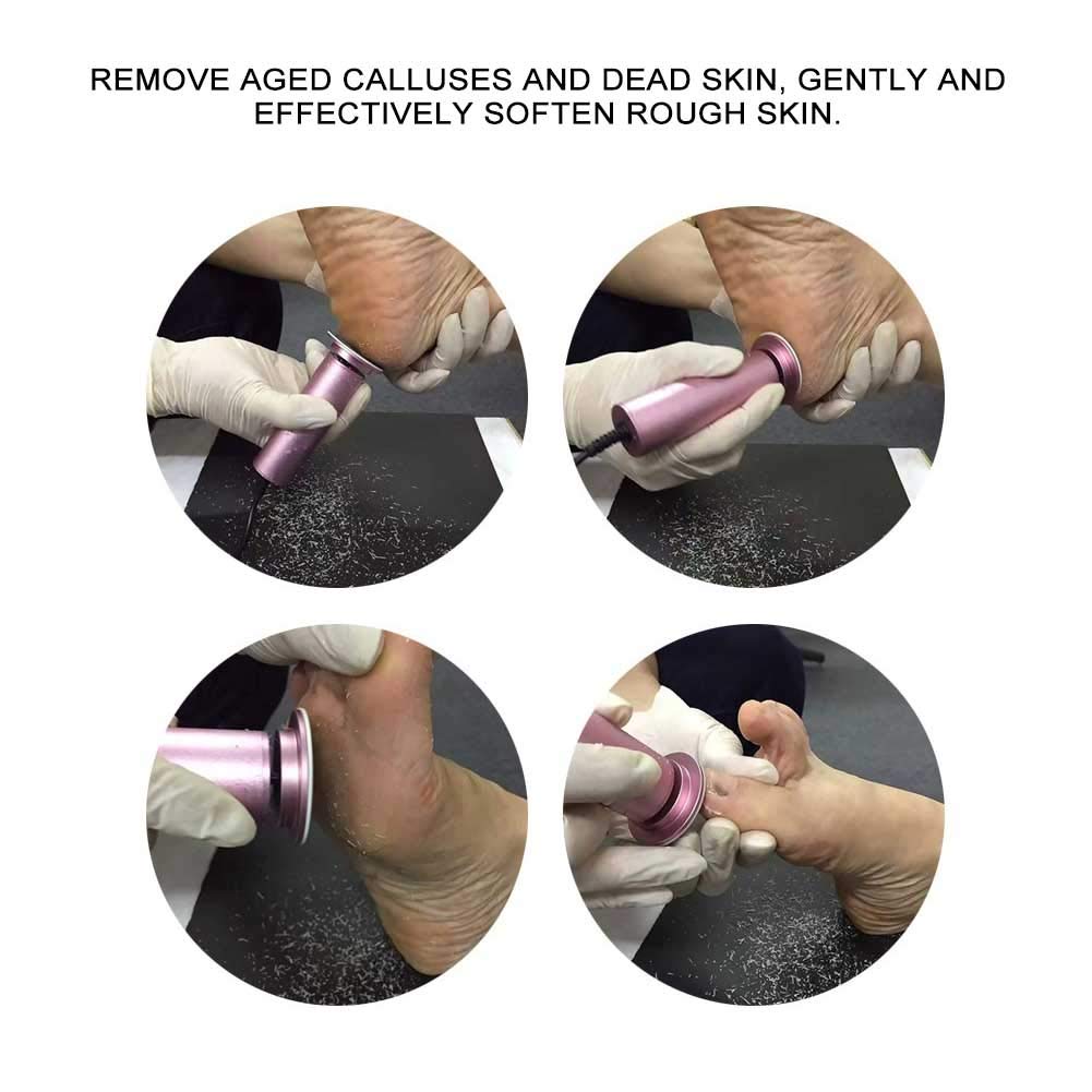 Extra Coarse 80 Grit for Electric Foot File Callus Remover Machine , 60Pcs Replacement Sandpaper Pad Disks Discs , Random Orbital Sanders