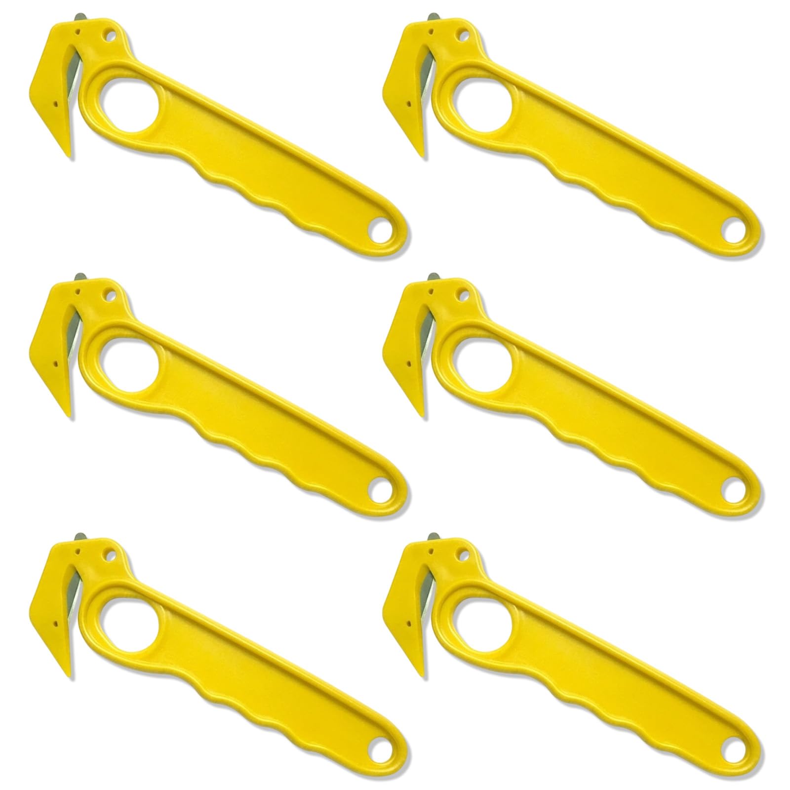 YUNTRUN 6 Pcs Box Cutter, Yellow Box Opener Tool Good Helper