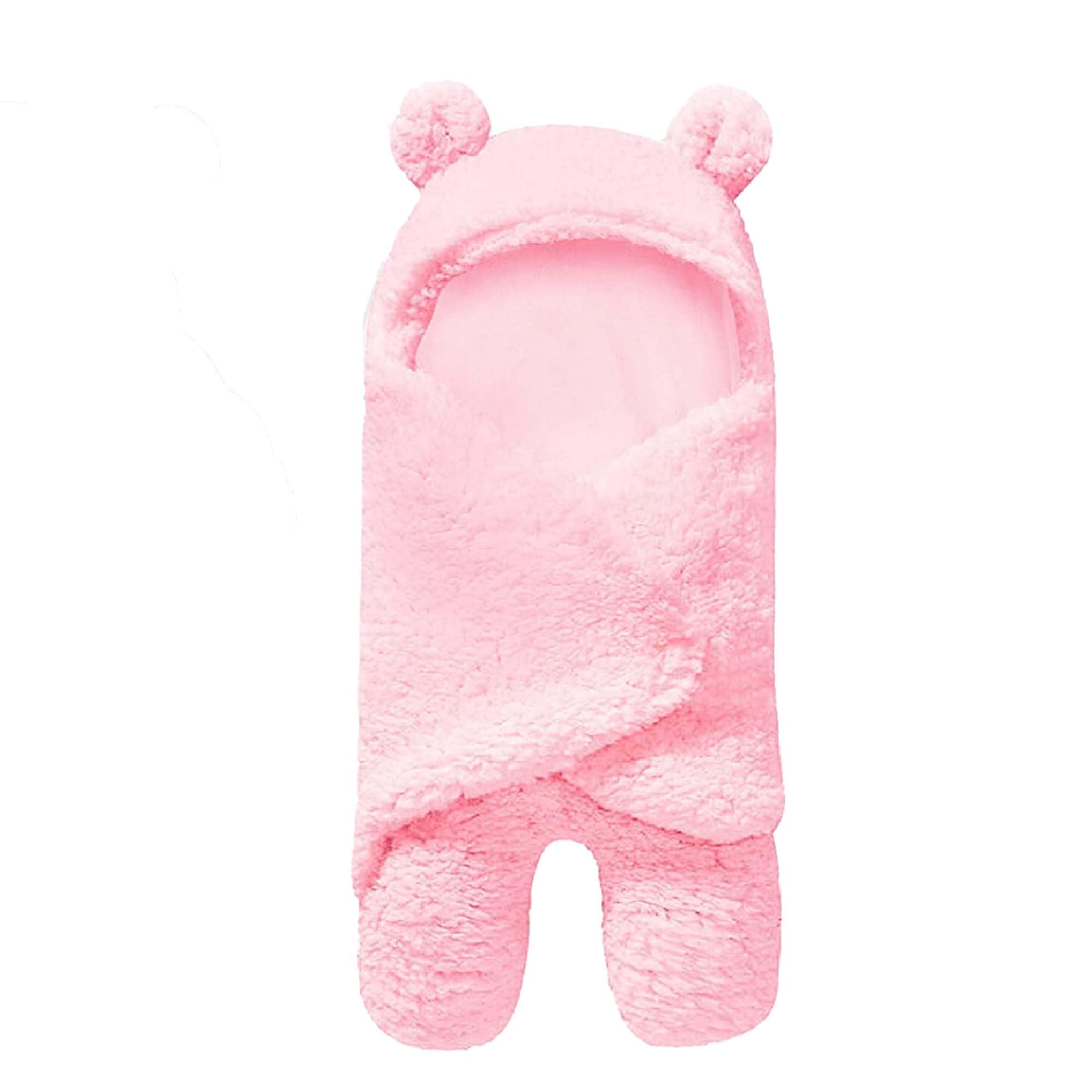 Cute 'n' CuddleBaby Swaddle Blanket, Ultra-Soft Swaddling Wrap For Infant, Unisex Baby Hooded Swaddle,