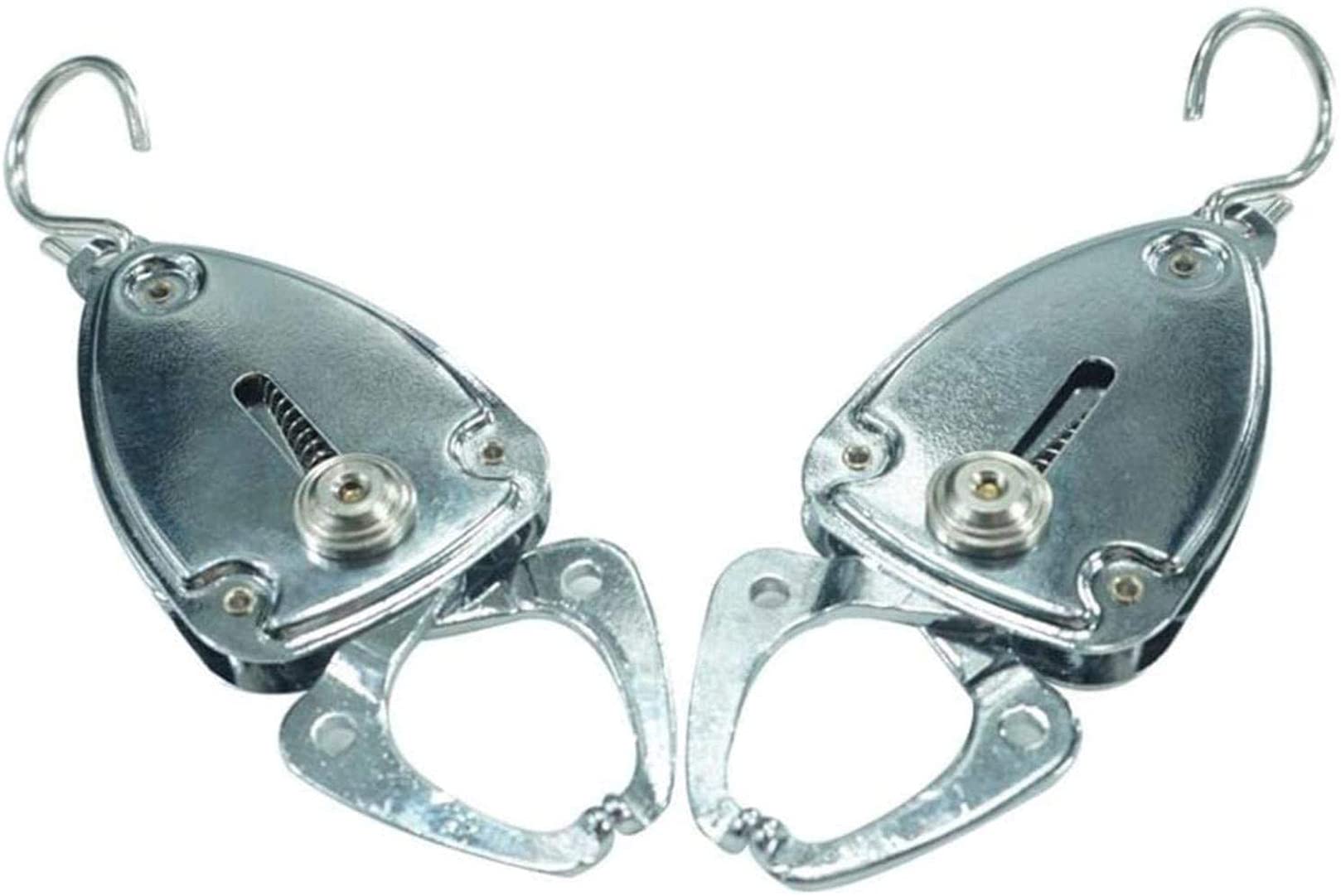 Fetisch Bondage Stahl Brustklemmen/Nipple Clamps für Frauen Paare, 1 Paar Metall Schwer Nippel Klemmen Stimulator mit Anhänger Extrem SM Brüste Klitoris Klammern
