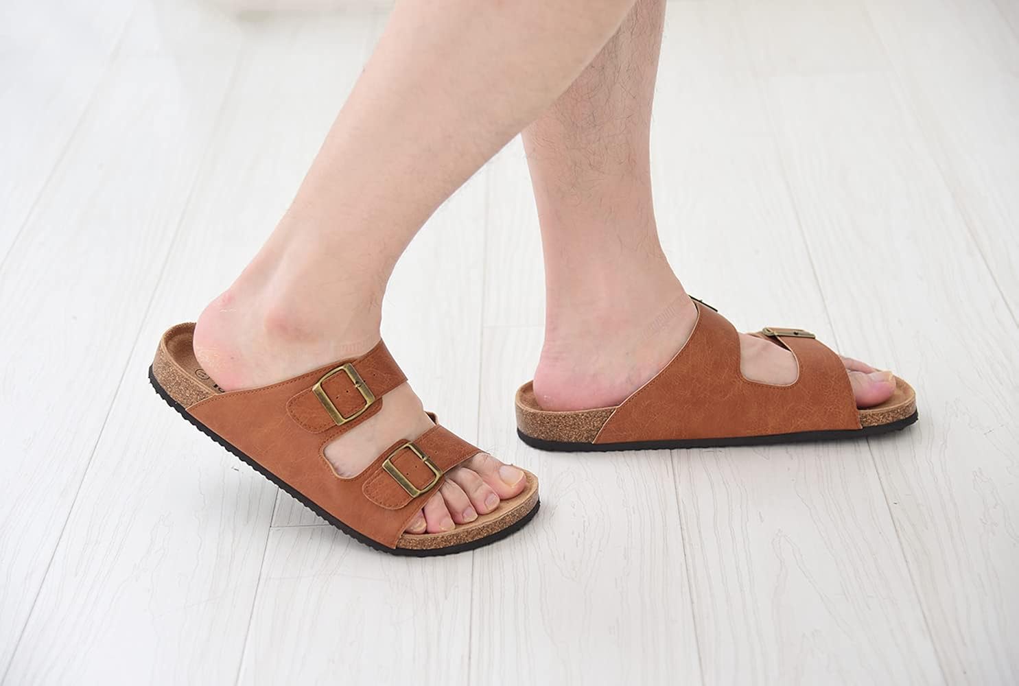 mens 2 strap sandals