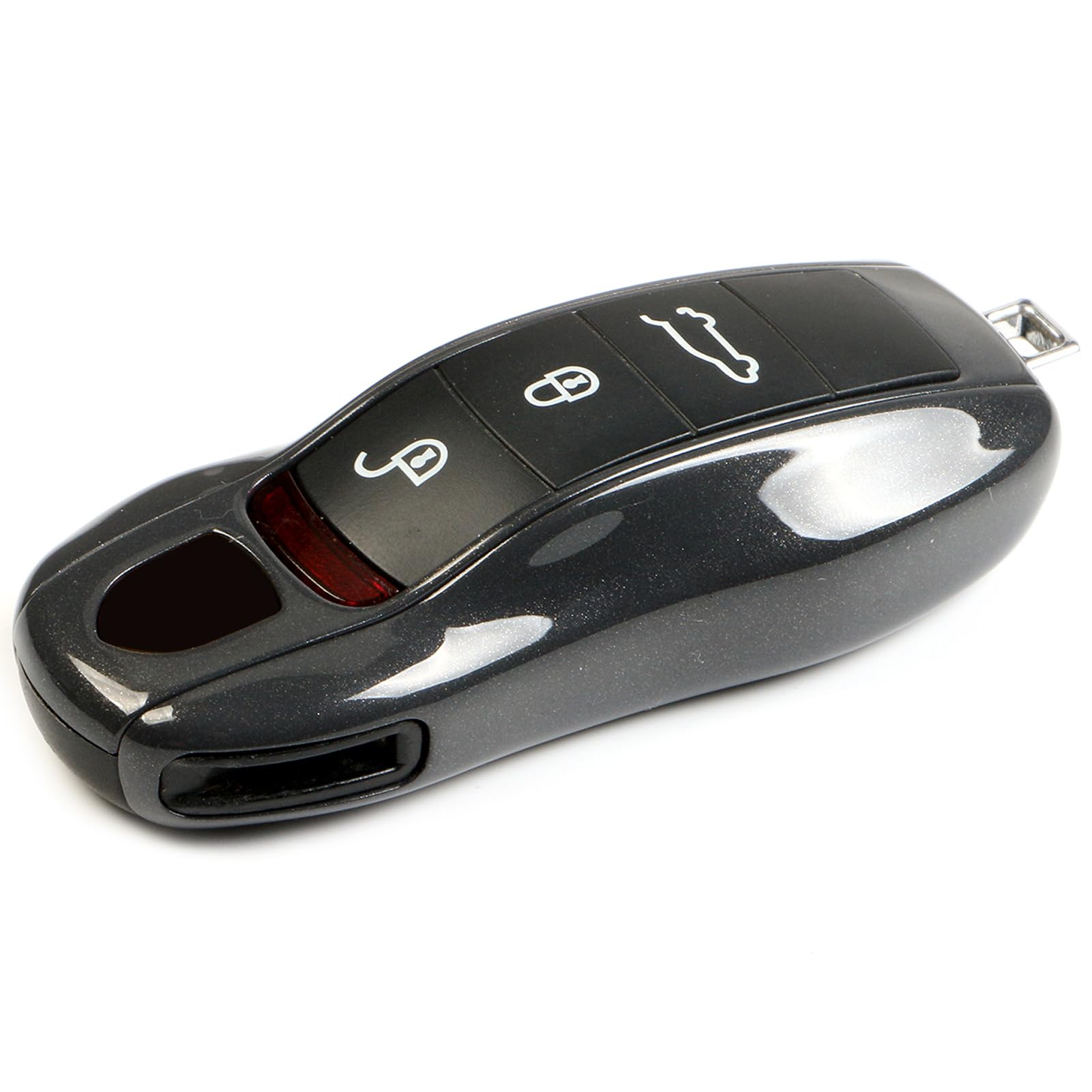 Jaronx Compatible with Porsche Key Fob Cover, Key Cover Compatible with Porsche Cayenne Panamera Macan Cayman 911 (Agate Gray)Global Recycled StandardGlobal Recycled StandardGlobal Recycled Standard