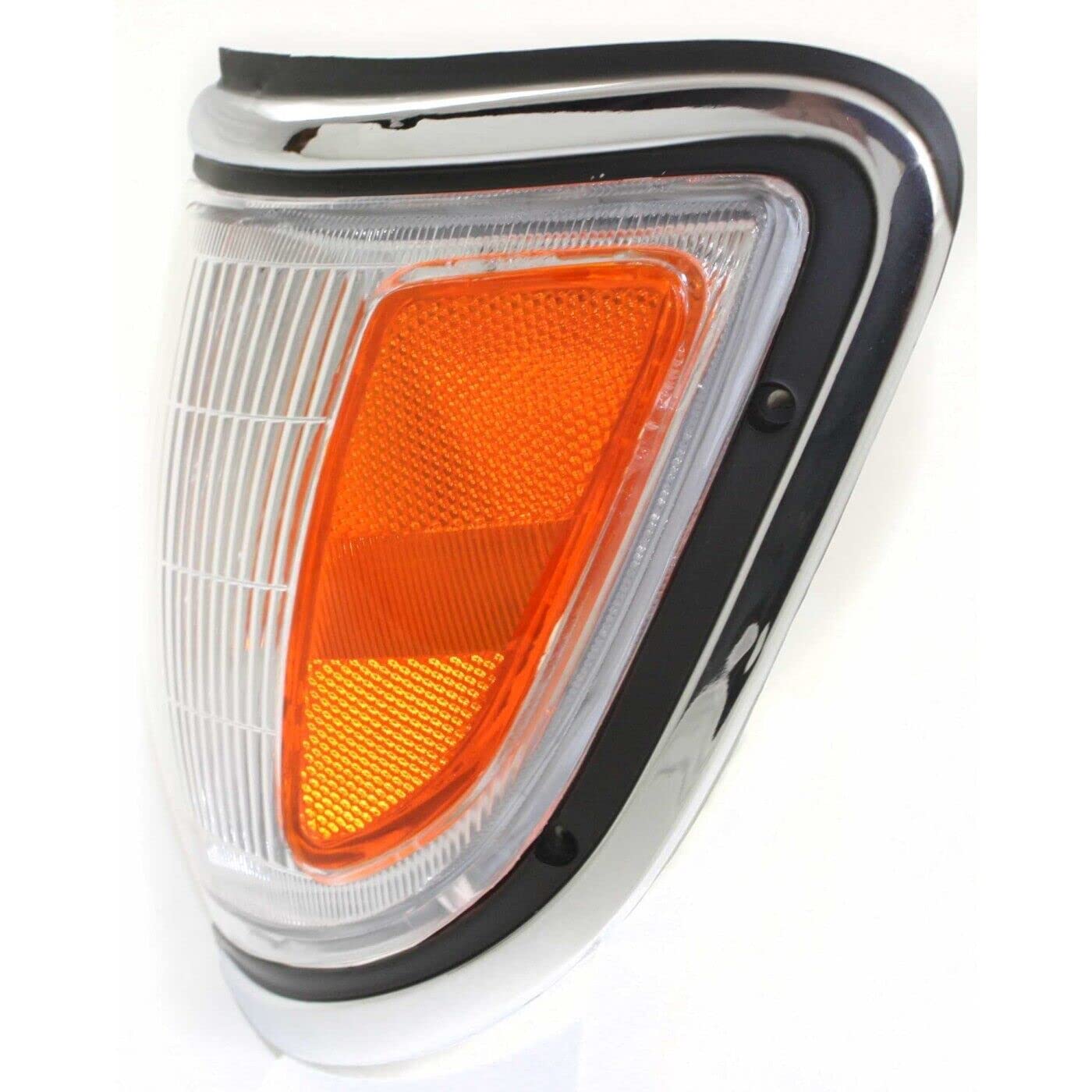 FITRITE AUTO PARTS New Left Driver Side Corner Lamp Assembly For 1995-1996 Toyota Tacoma, With Chrome Trim, RWD TO2520142 8162004020