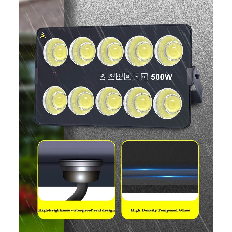 Faretto Led Da Esterno 600W 800W 1000W,Faro LED Luce Bianca Positiva