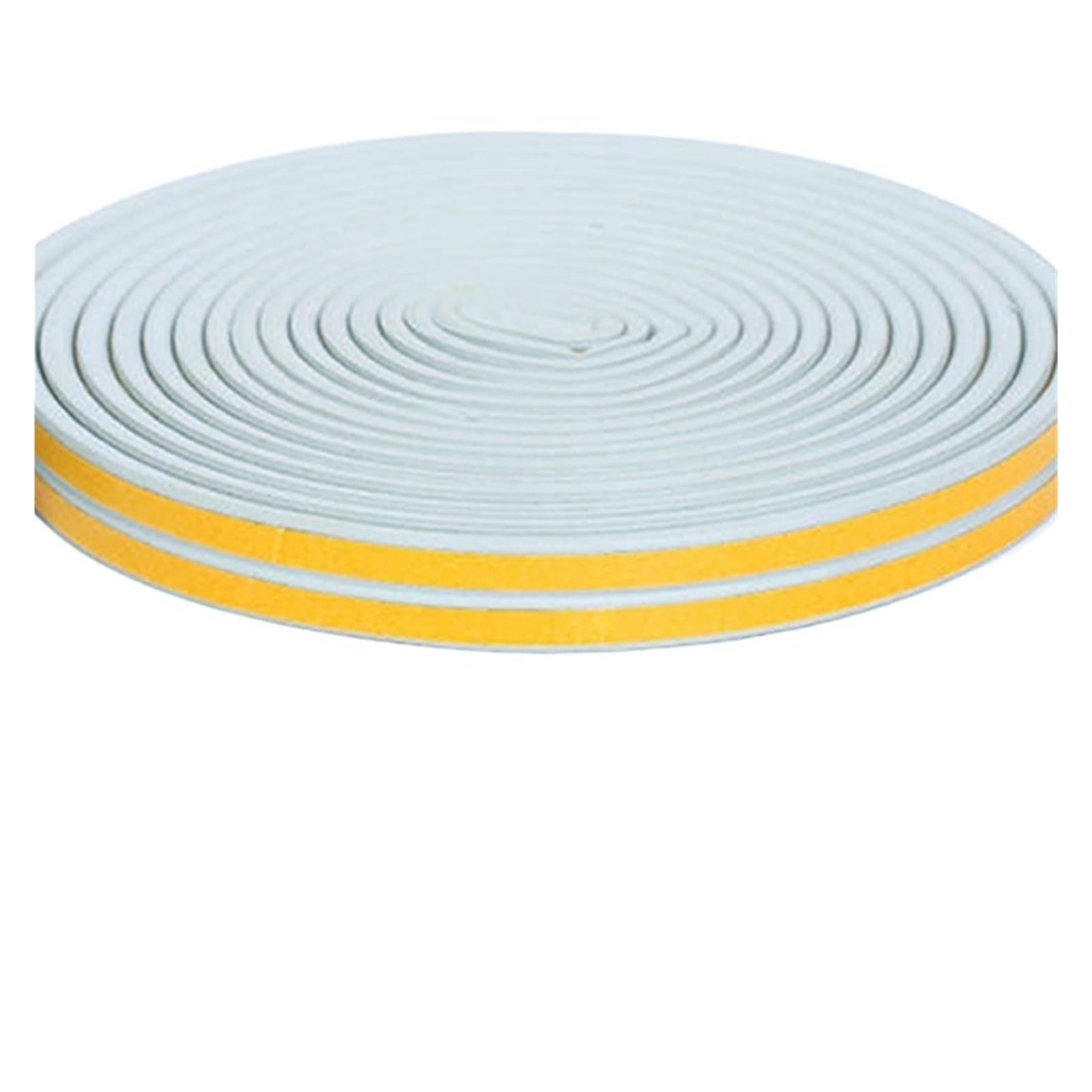 XUAWESD Door Insulation Seal Strip Tape Self-Adhesive Acoustic Rubber Foam Weatherstrip Window Sound Draft Stopper Weather Strip(Grey,10M_E)