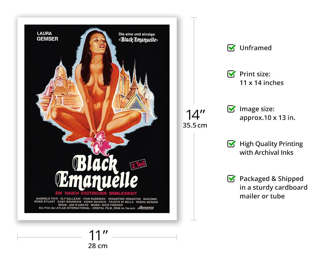 Black Emanuelle 映画ポスター 当時物 Amazon.com: Black Emanuelle in Bangkok - A Touch of Exotic