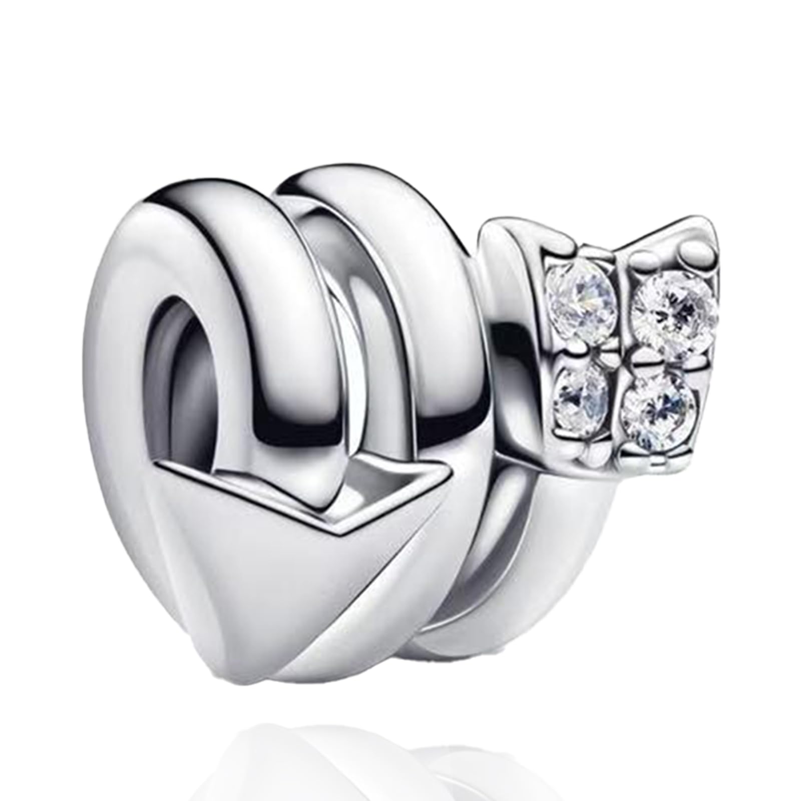 Rimgoris 925 Sterling Silber Charm für Damenarmbänder LIEBE Valentinstag Ewige Liebe Clip Sicherheit kette Baumeln Charms Geschenke