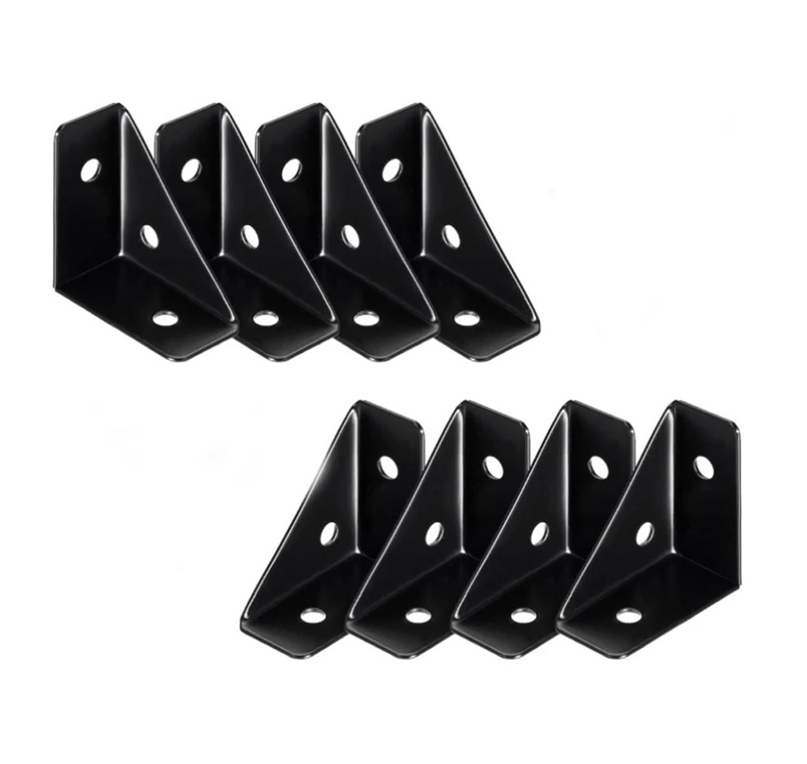 4/8/12/16Pcs Eisen Ecke Halterung Verdickt Wand Feste Halterung Unterstützung Rahmen Winkel Ecke Klammern for Regale(12PCS)