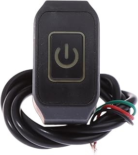 Motorcycle Switch Motorcycle Switch 22mm with LED Light Handlebar Mount Headlight Horn Control Waterproof Modified Switch On Off Switch (Color : Yellow)