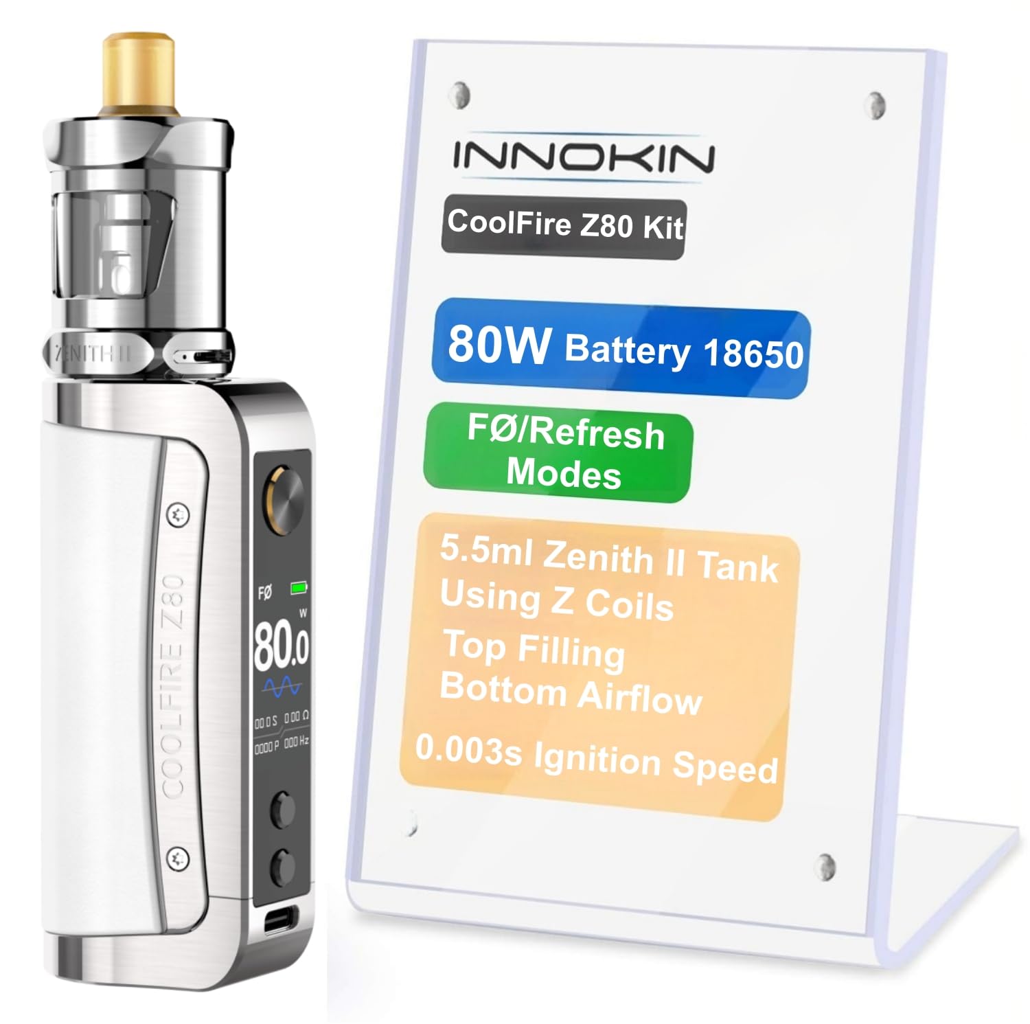 For Innokin Kit CoolFire Z80 Mod 80 W Box Vape