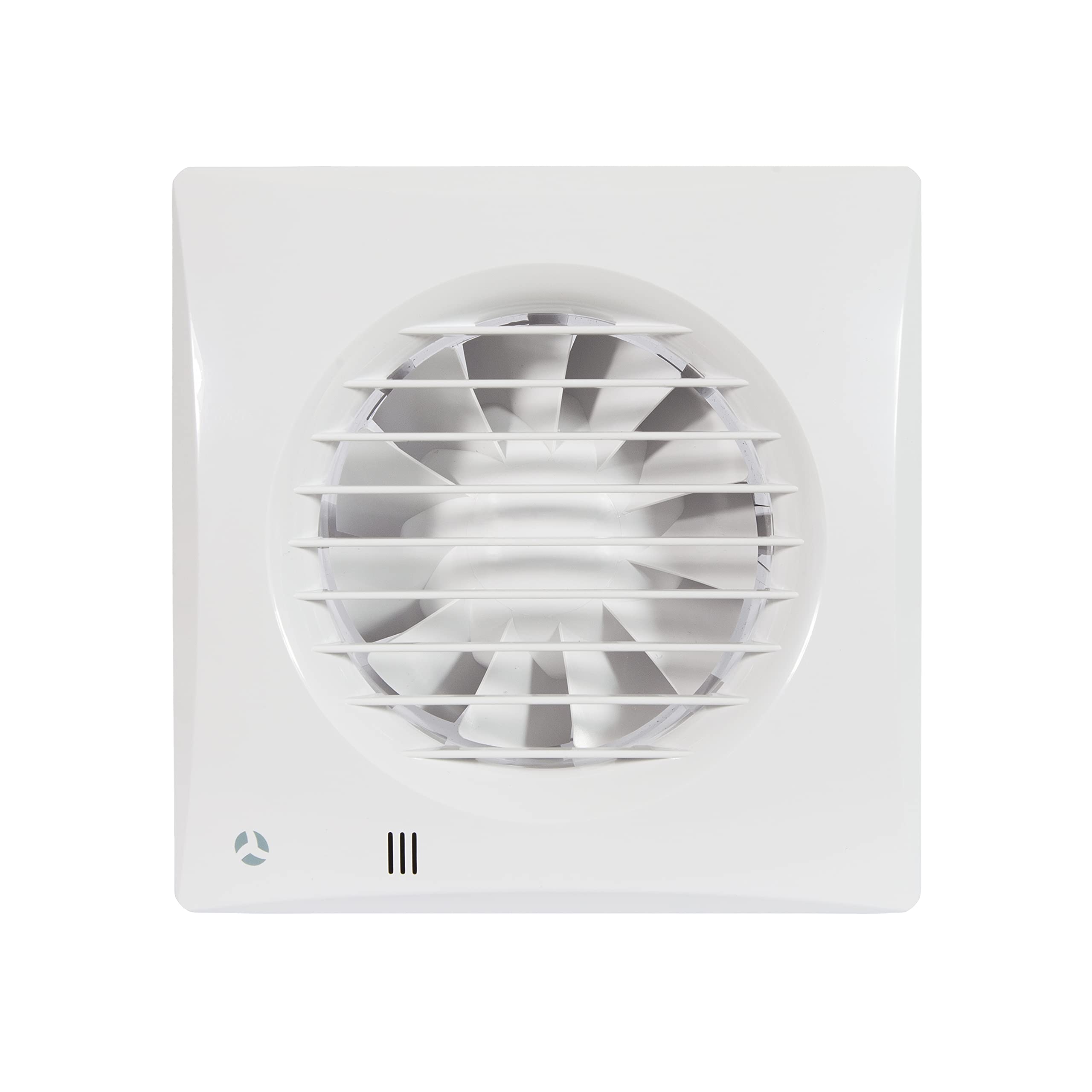 Airflow Extractor Fan 27l/s Flow Rate, Basic, 100mm Duct, Energy Efficient 7.5W, Low SFP 0.27W/L/s, Aria Quiet 100B