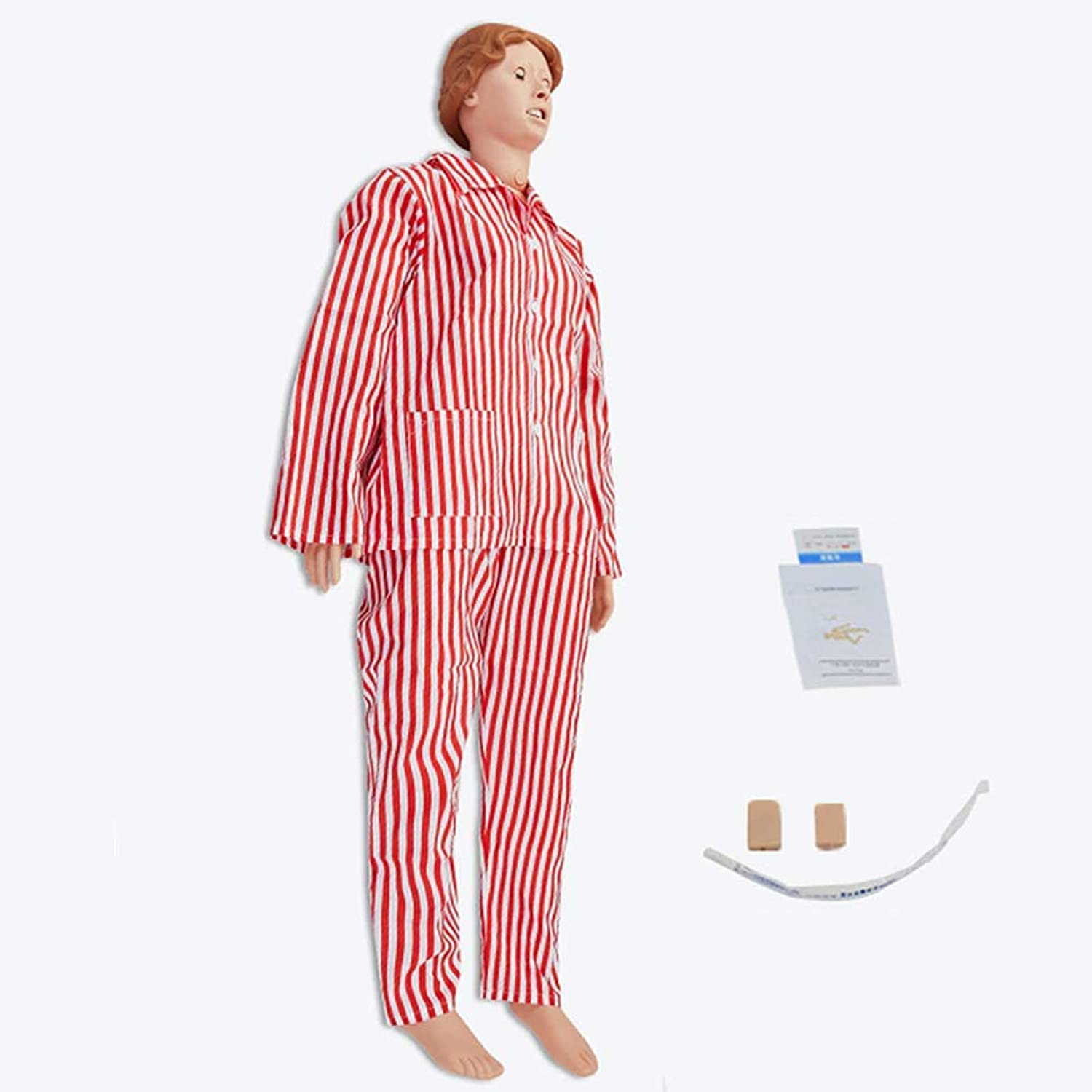 Hochwertige Krankenkompetenzen Training Manikin Patient Care Life Size 67 Zoll Ganzkörper Mannequin for Krankenpflege medizinische Ausbildung Unterricht medizinische Versorgung medizinische Versorgung