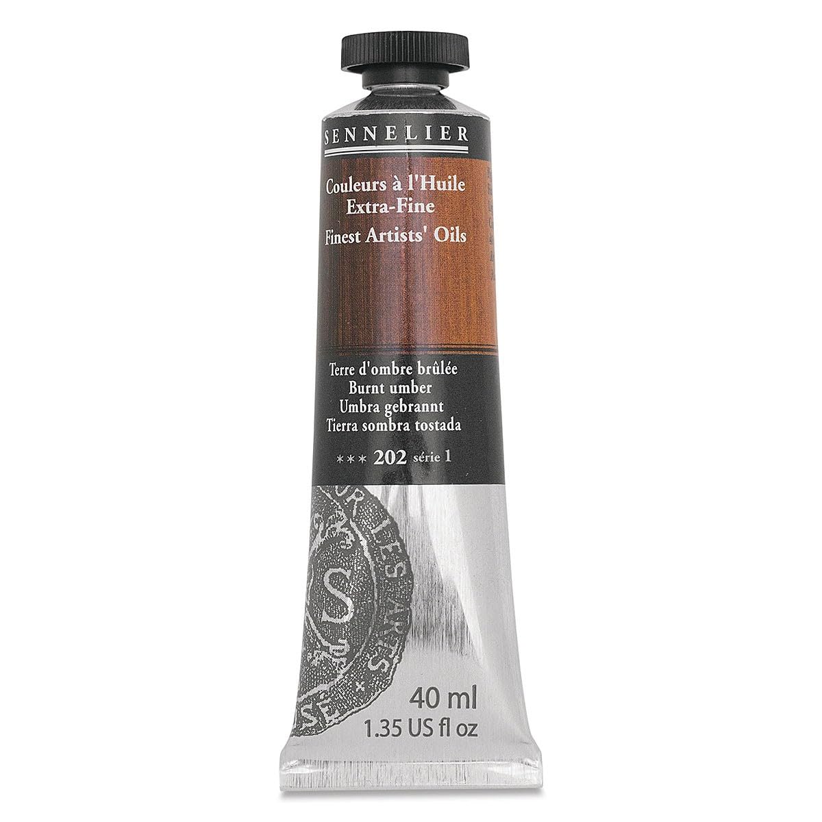 Sennelier Artists Color Oil Paint, 1.35 Fl Oz (Pack of 1), Burnt Umber S1