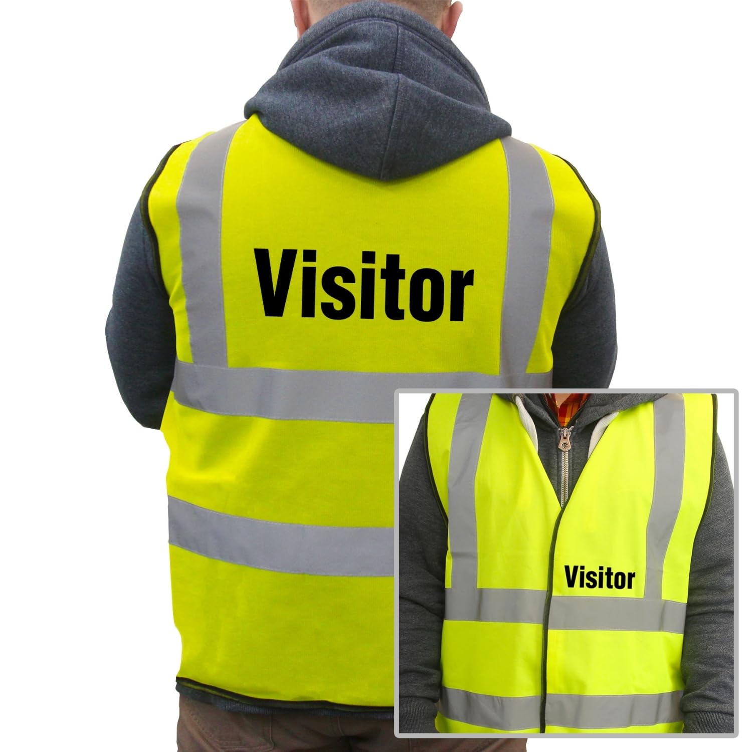 Supreme HRT80Y-2XL-Fire Marshal Basic High-Visibility Safety Vest, XX-Large, Yellow