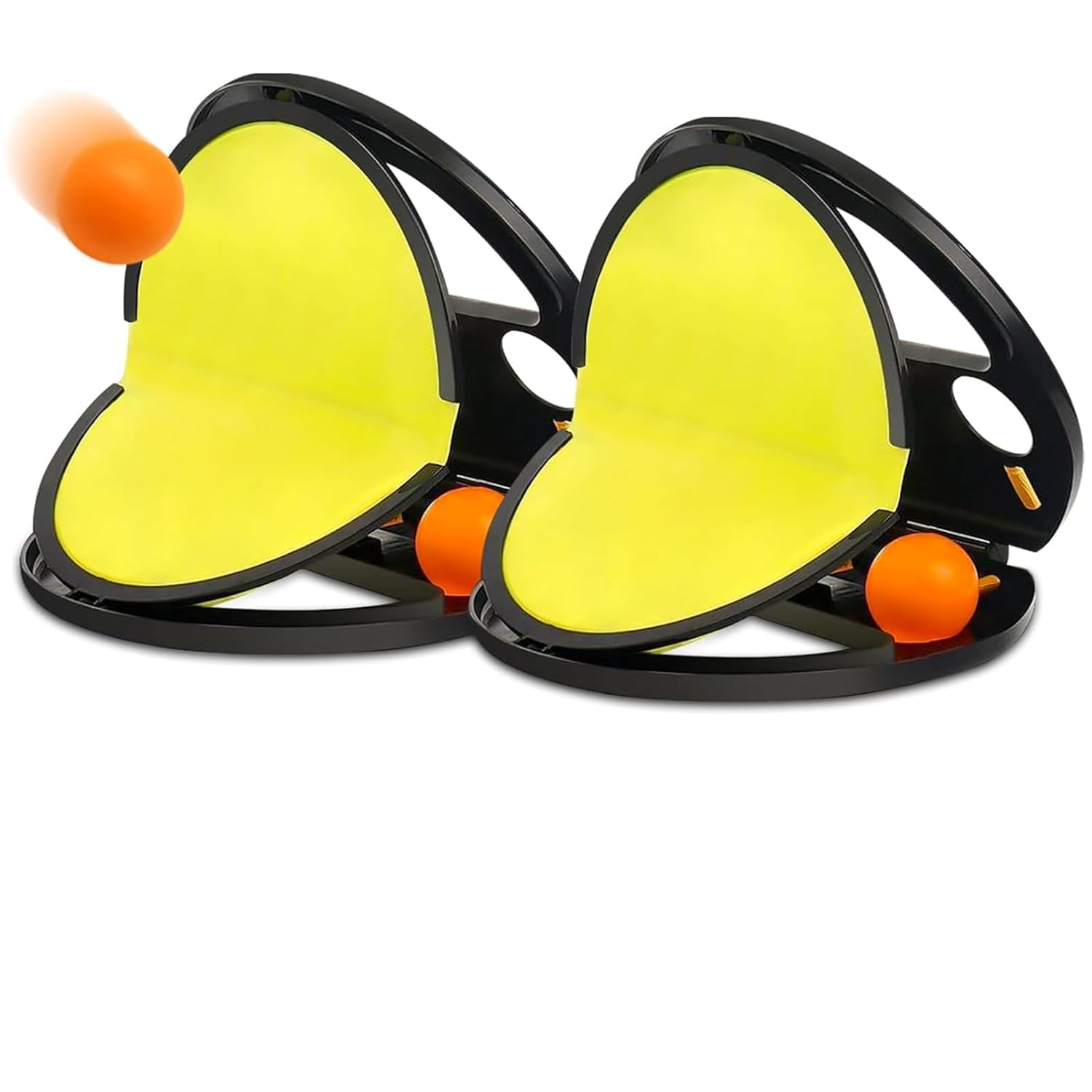 opriQ Sticky Ball Catch Game Set – 4 Balls + 2 Catch Paddle – Fun Toss & Catch Toy for Boys & Girls – Outdoor Indoor Play Activity – Travel-Friendly (Pack of 1)
