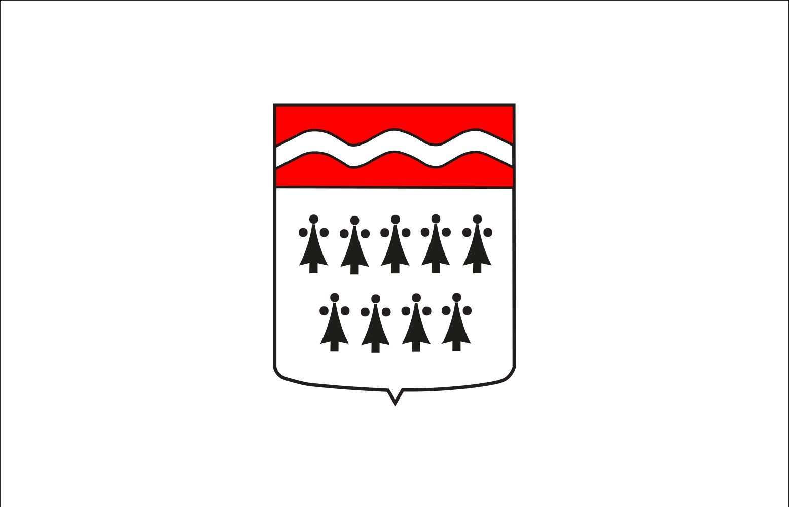 Drapeau Yerseke grand format souvenir authentique et fierté de la Zélande