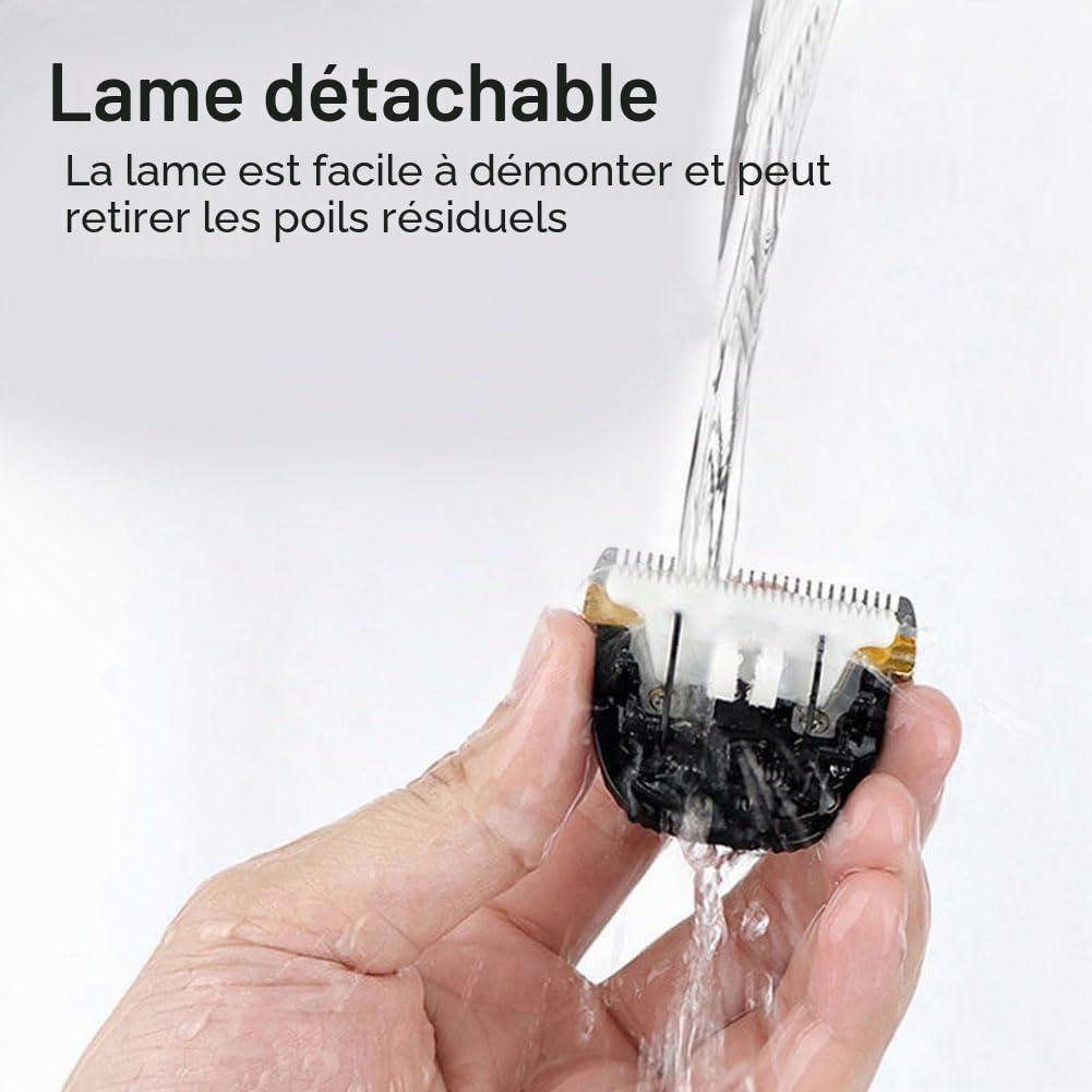 Tondeuse Chien Professionnelle Poil Long Epais Tondeuse Electrique Tondeuse pour Chien et Chats Rechargeable Tondeuse Sans Fil pour Animaux de Compagnie