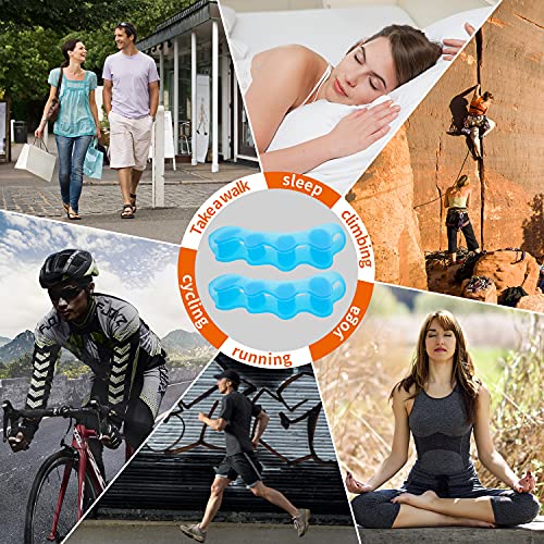 Toe Separators, 5 Pair Soft Gel Toe Spacers To Correct Bunions, Toe Stretcher For Therapeutic Relief From Plantar Fasciitis, Claw Toes,Hammer Toes, Foot Pain For Women & Men (5 In 1) (5Color) #TOP4