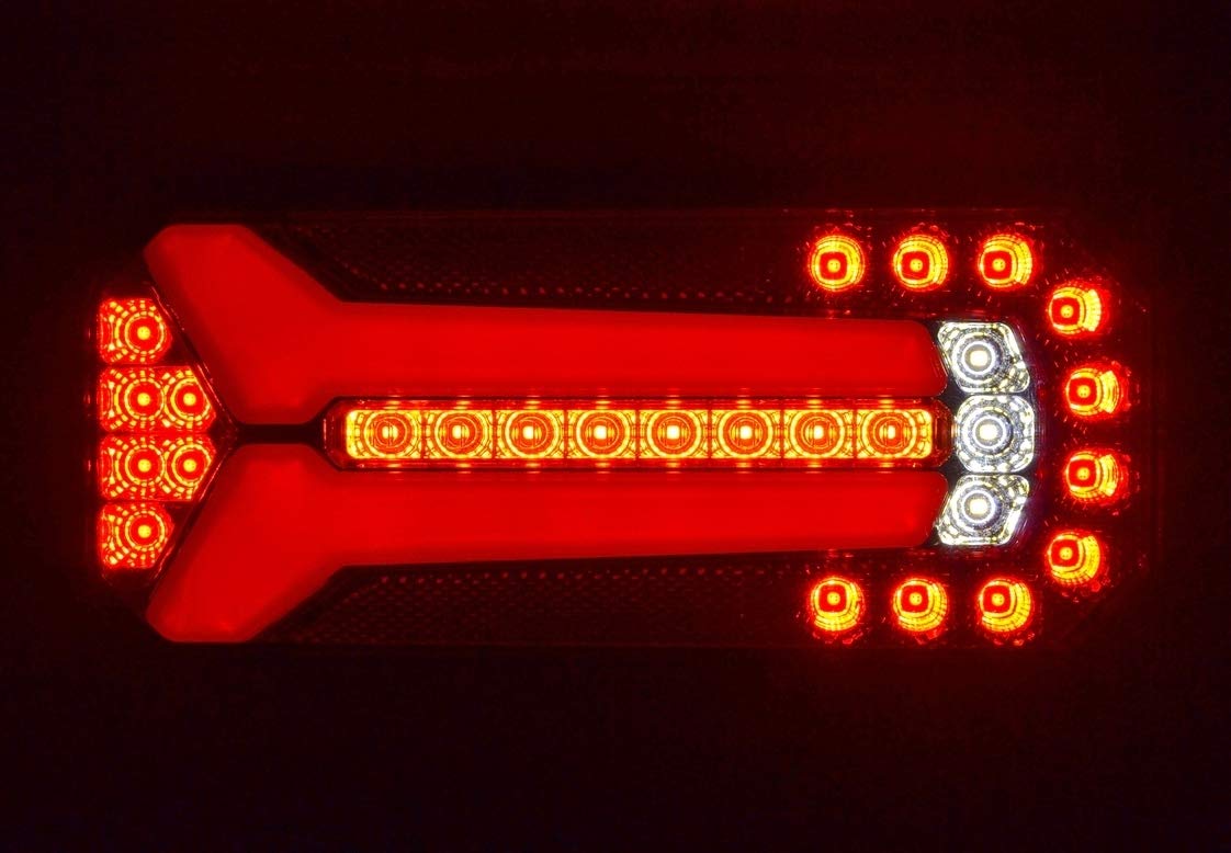 2 x LED tylne tylne tylne połączenie 24 V 12 V światła pozycyjne samochód ciężarówki przyczepa podwozie przyczepa kempingowa autobus