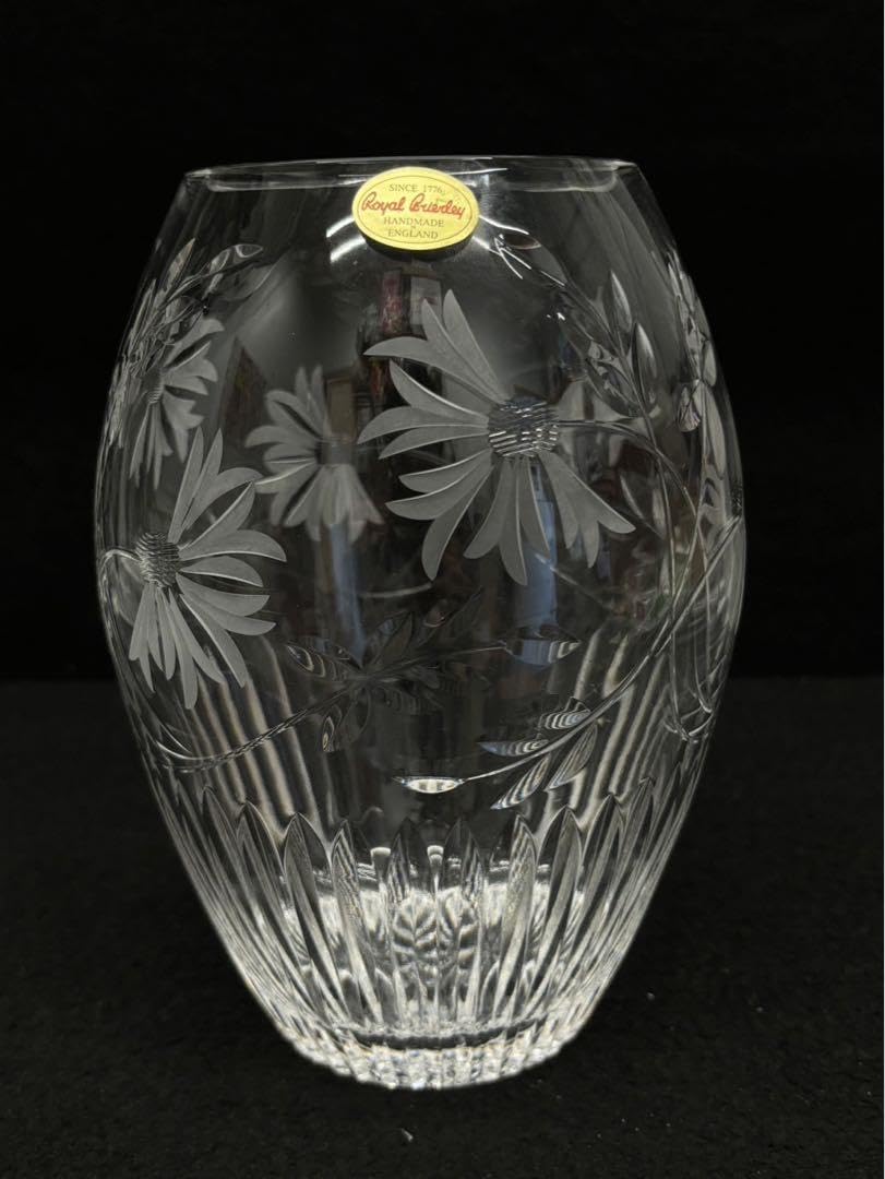  BRIERLEY ロイヤルブライアリー 花器 花瓶 超美品 brierley ロイヤルブライアリー 花器 花瓶 本物 超美品ROYAL