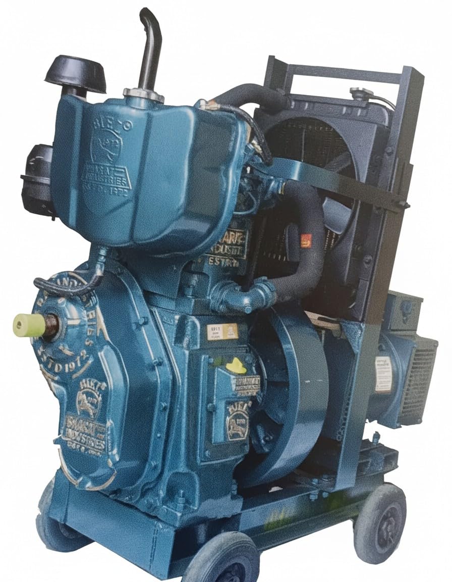 7.5KW Diesel Power Genrator Set Water/Air Cooled Three Phase 220 Volts With 12 Bph Power Diesel Engine.-picture-27